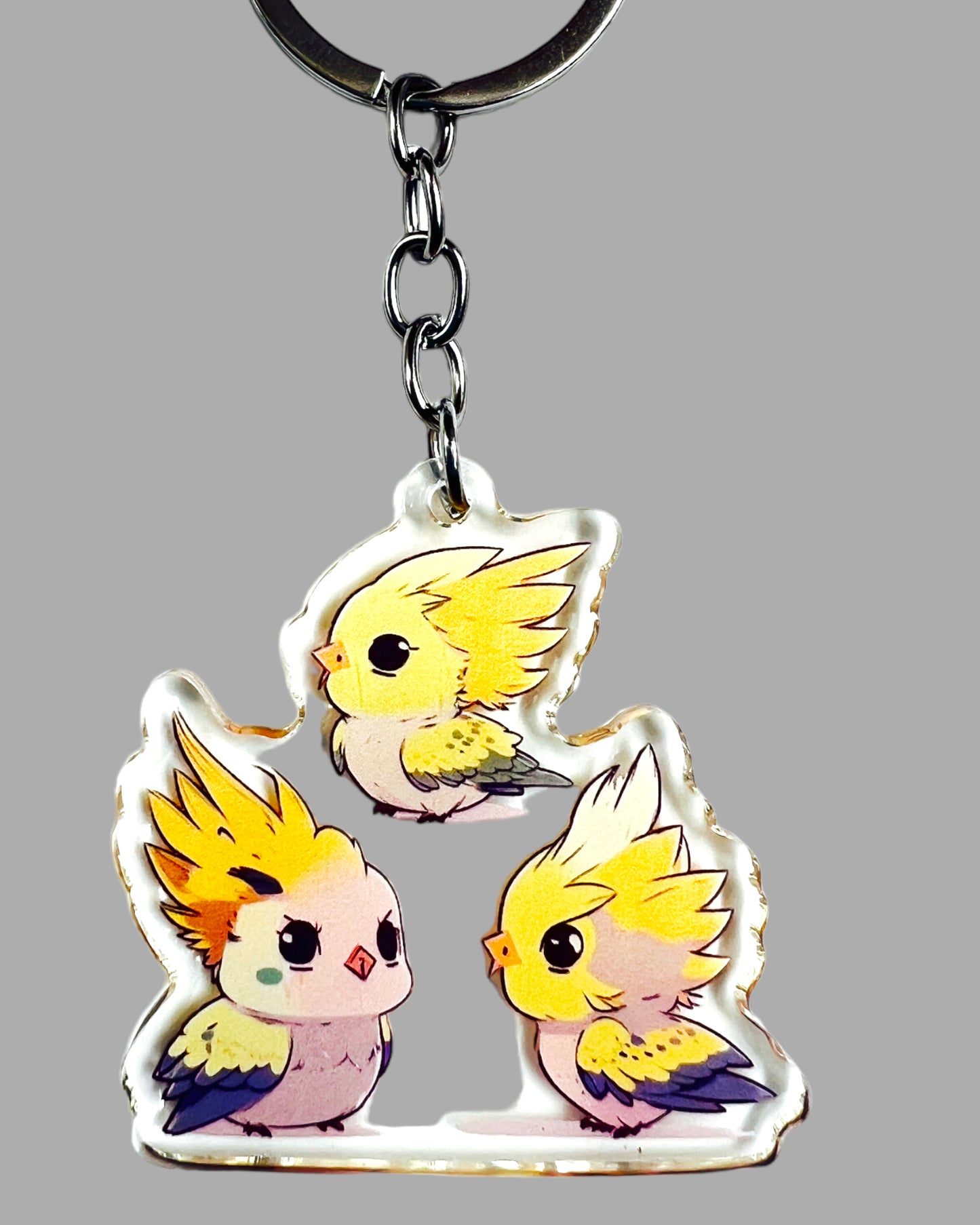 Cockatiel bird wildlife Acrylic Keychain