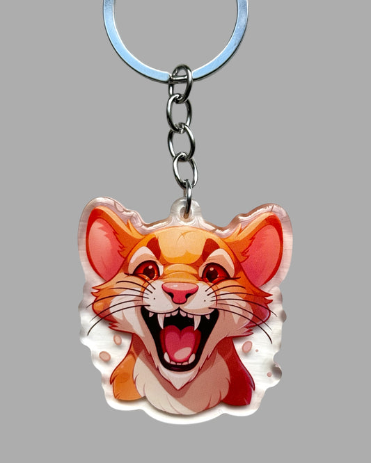 Cougar Wildlife acrylic keychain