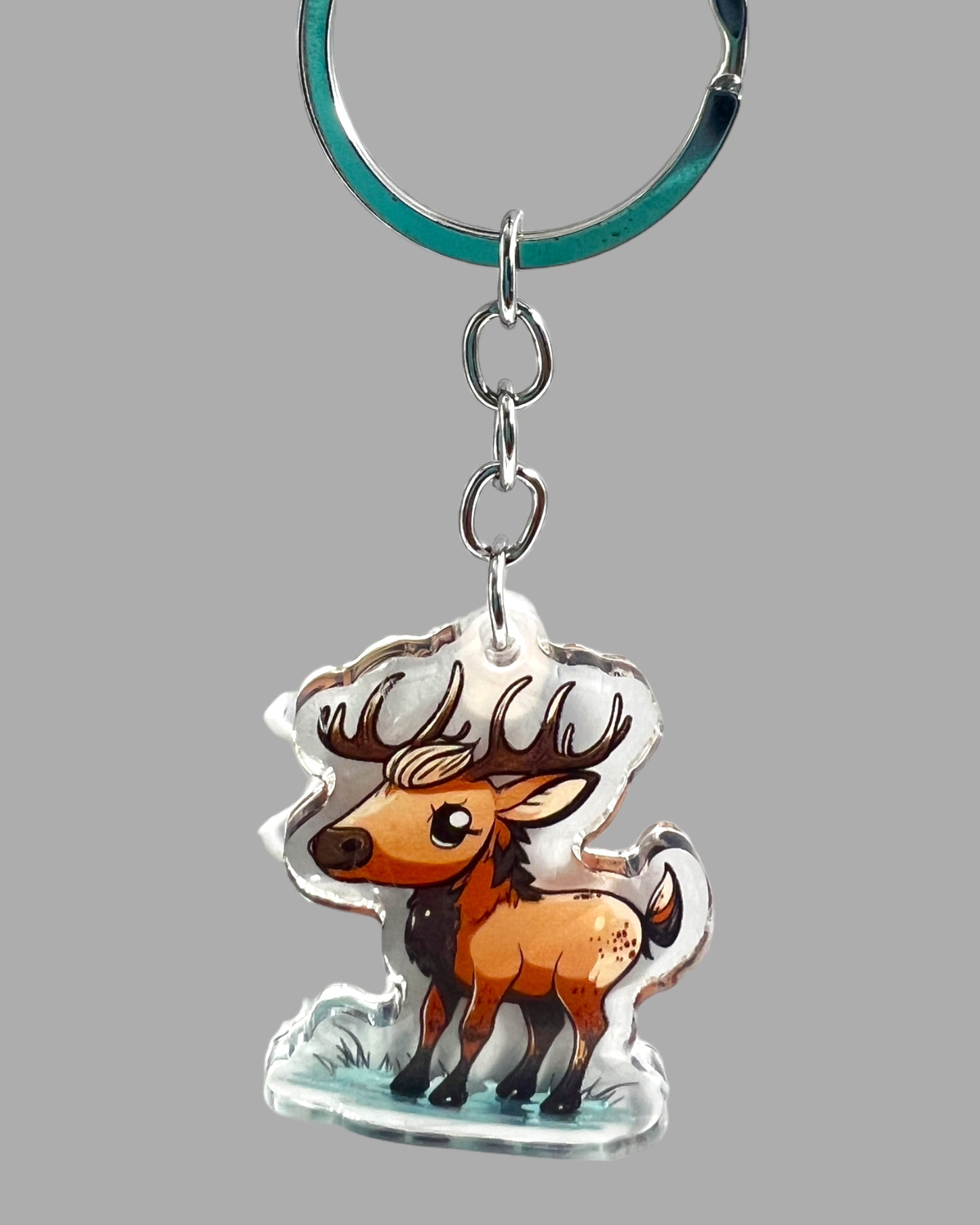 Elk Acrylic Keychain