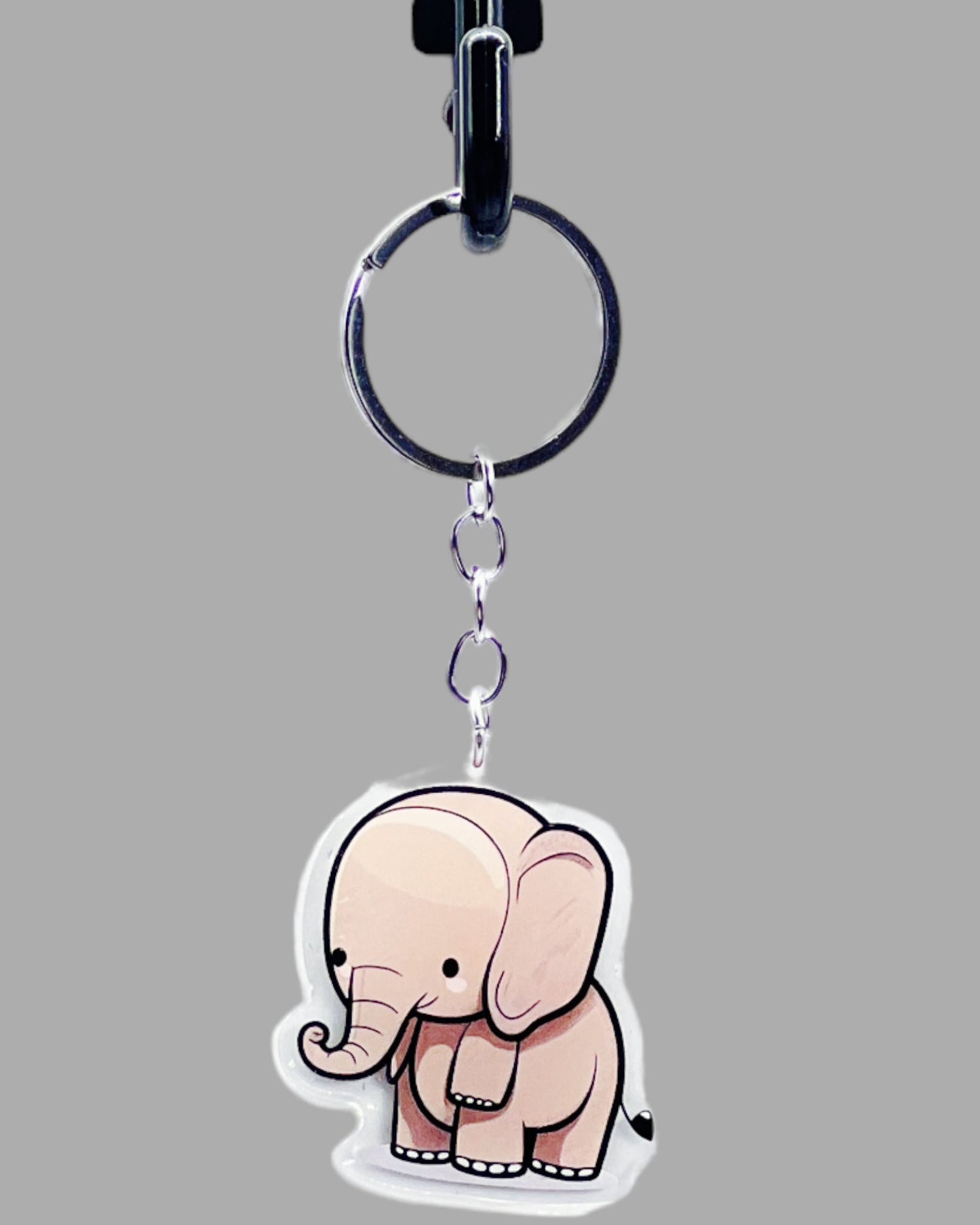 Elephant Acrylic Keychains