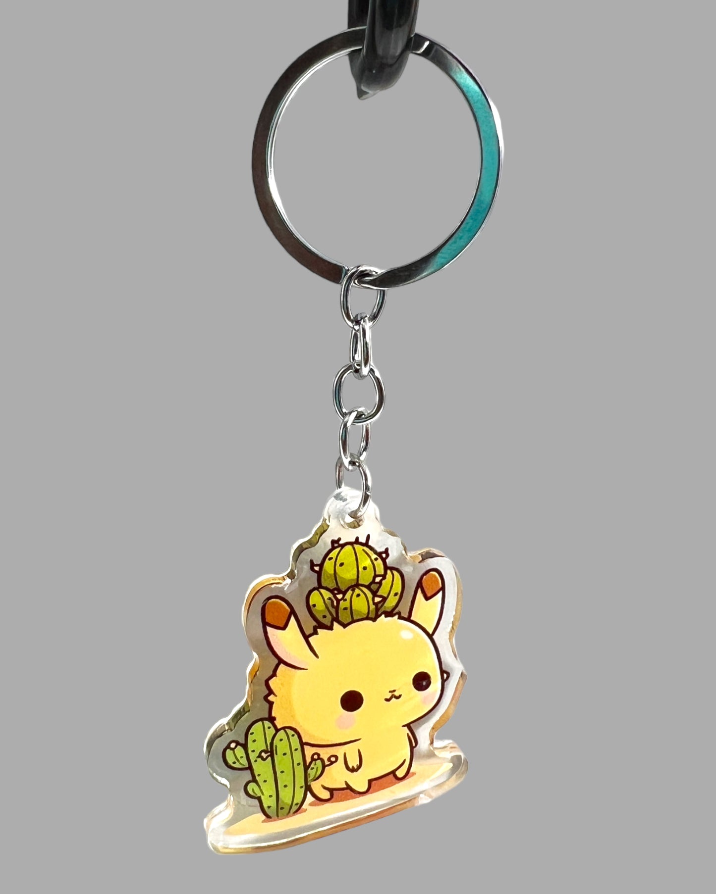 Cactus Illama Farm animal Acrylic Keychain