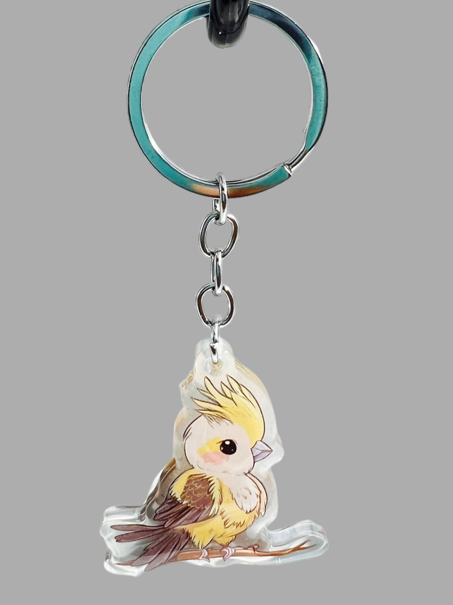 Cockatiel bird wildlife Acrylic Keychain