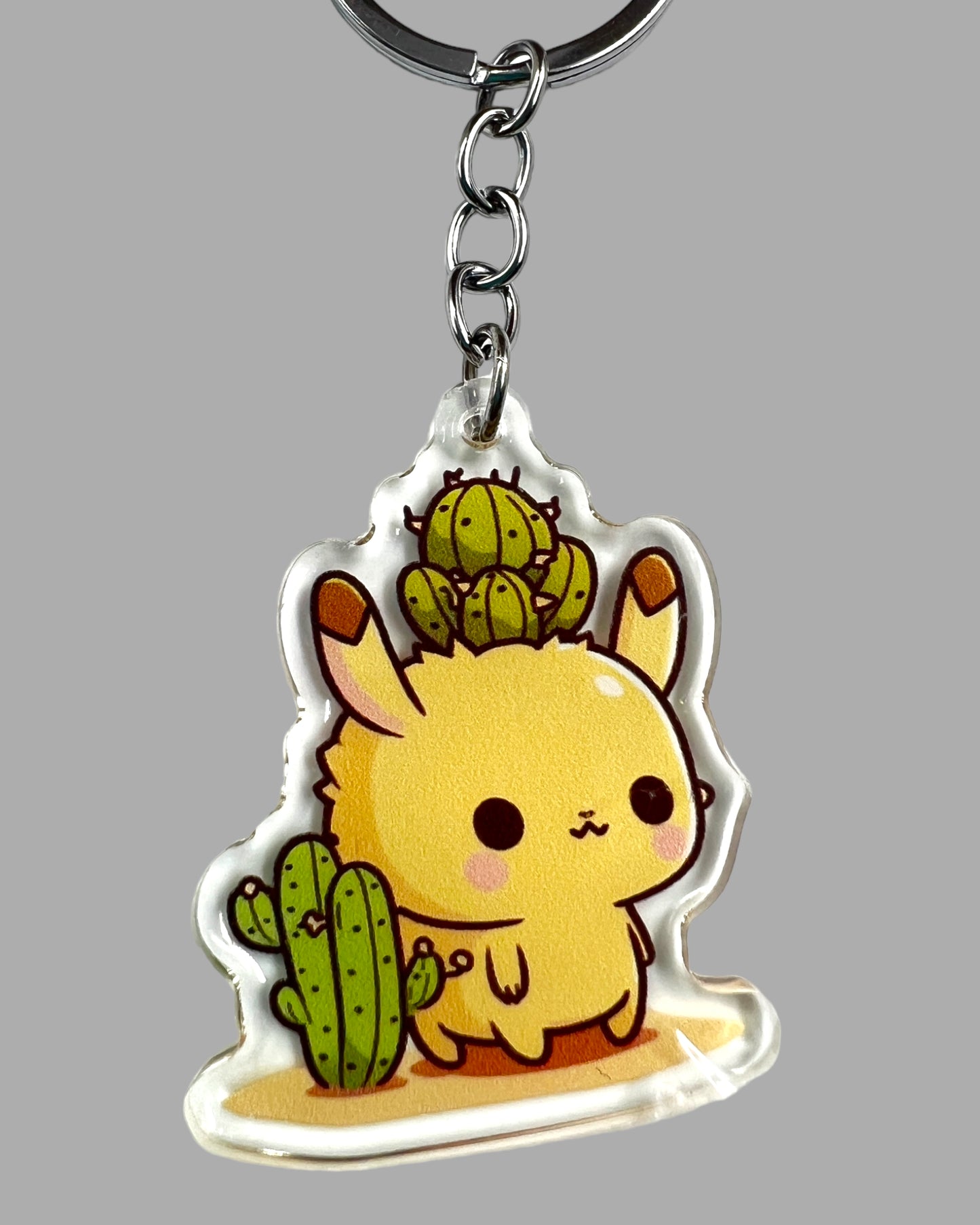 Cactus Illama Farm animal Acrylic Keychain