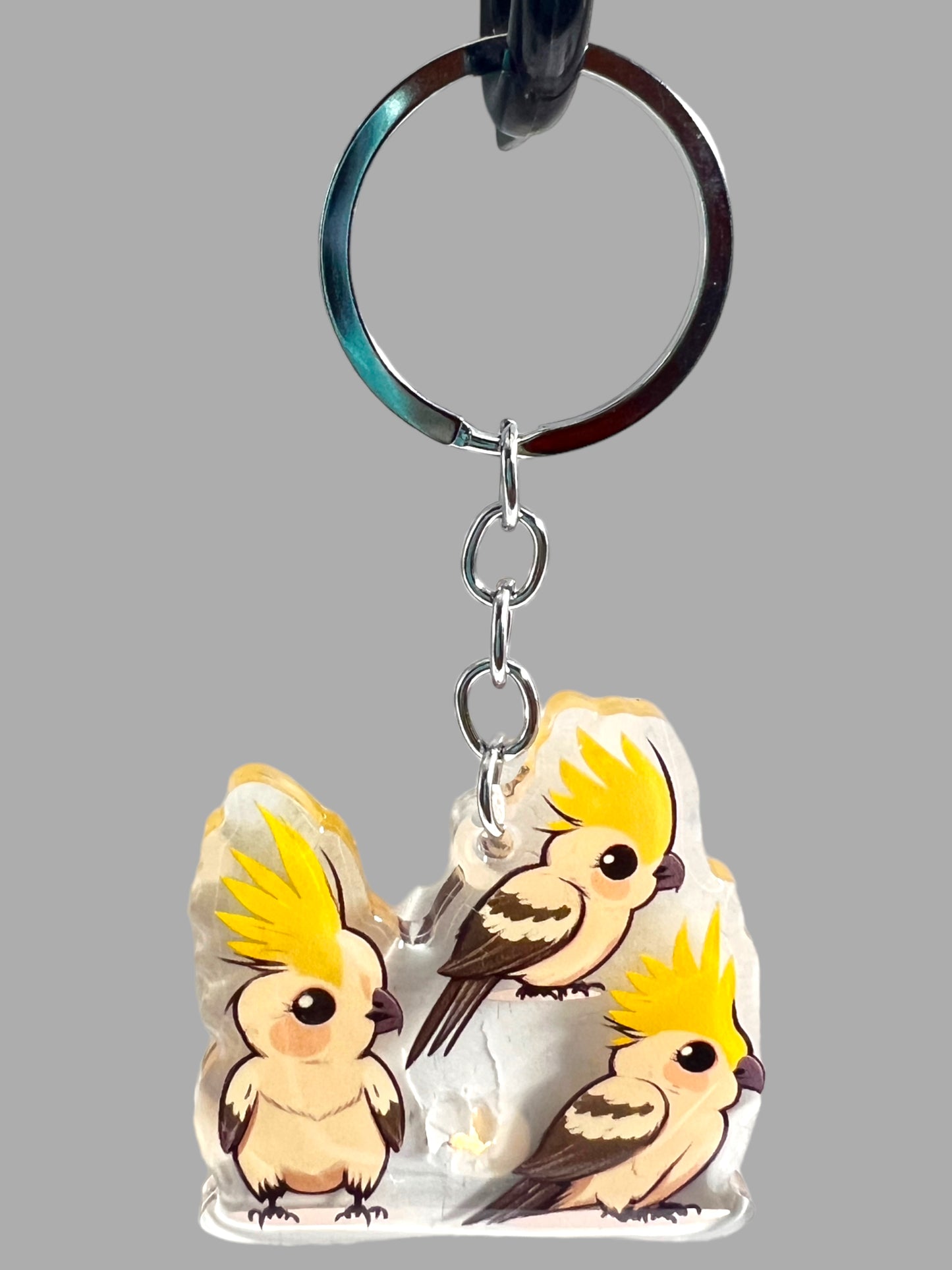 Cockatiel bird wildlife Acrylic Keychain