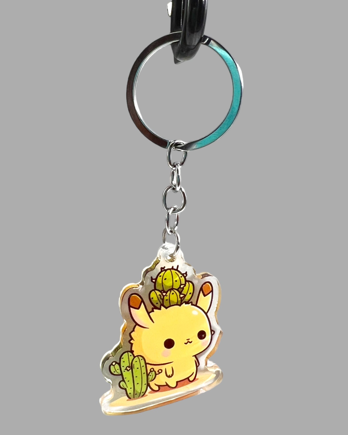 Cactus Illama Farm animal Acrylic Keychain