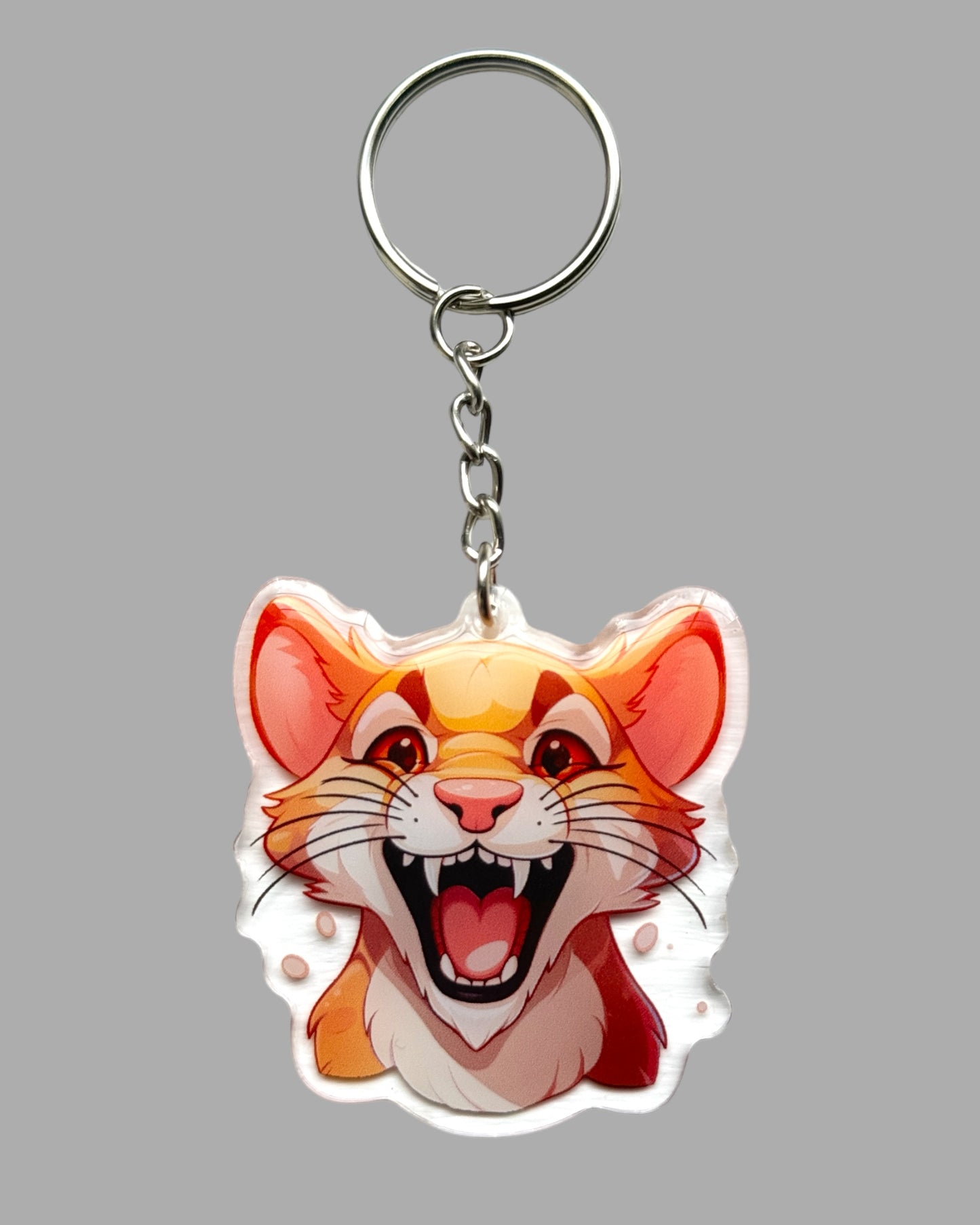 Cougar wildlife acrylic keychain