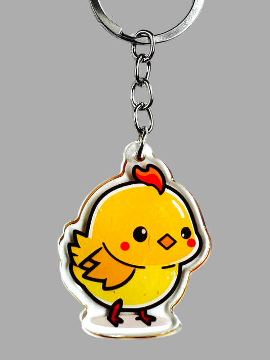 Chicken Acrylic Keychain