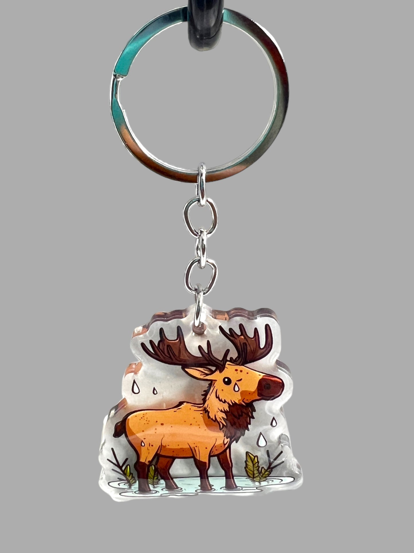 Elk Acrylic Keychain