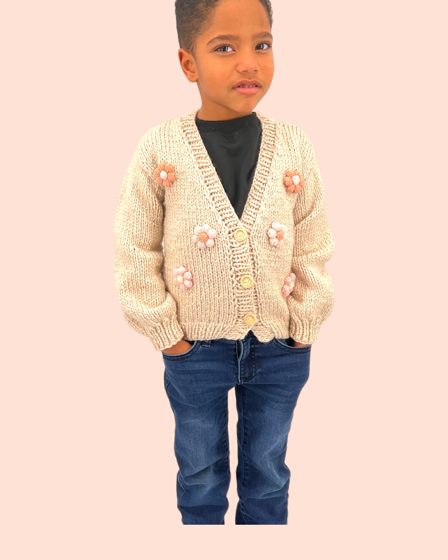 Kids Sweater Cardigan Daisy