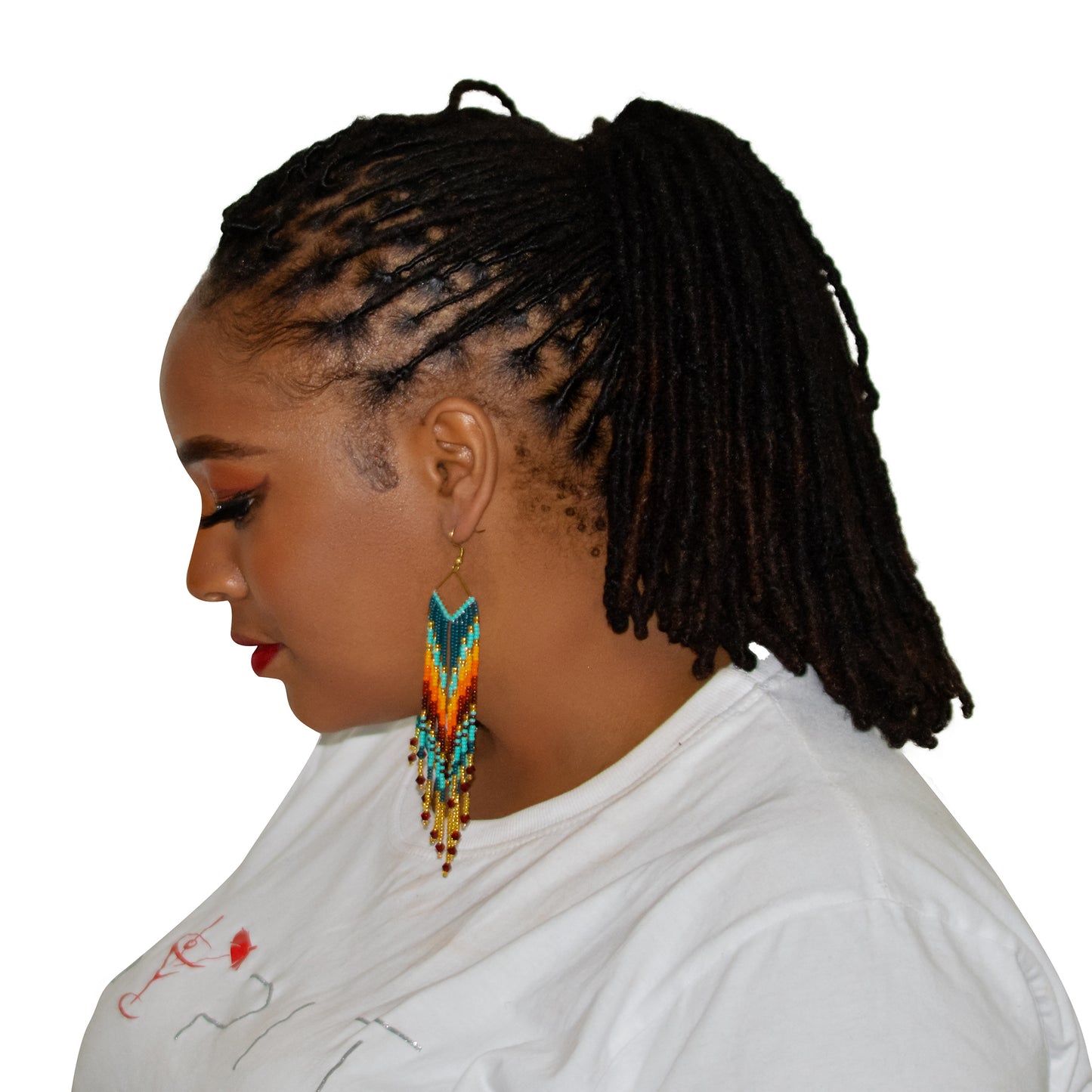 Handcrafted Beaded Fringe Earrings: Drop Dangle Style, Ideal for Summer, Weddings, and Special Gifts for Bridesmaids, Best Friends, and mothers