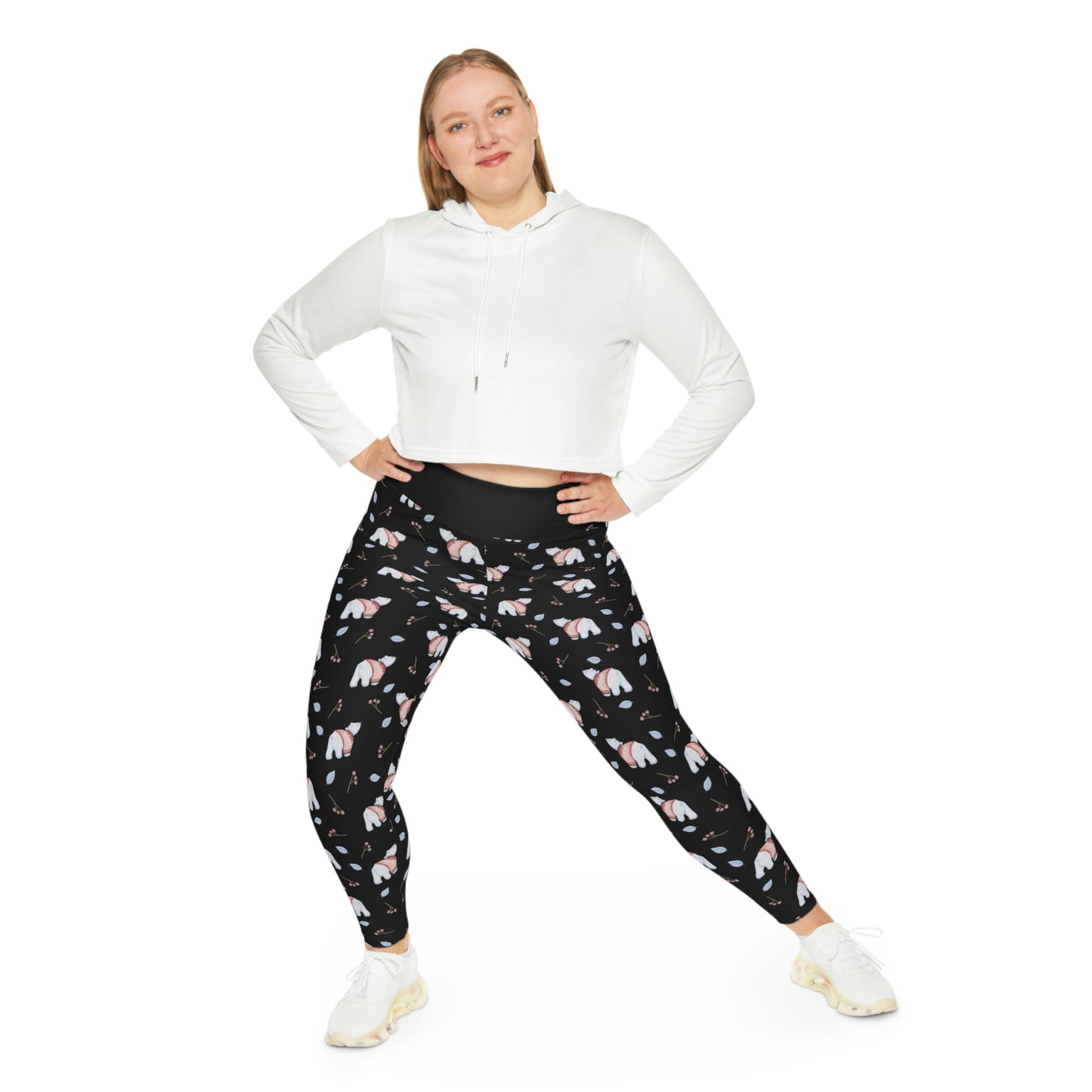 Dog Mom Plus Size Leggings One of a Kind Gift - Unique Workout Activewear tights for Mom fitness, Mothers Day, Girlfriend Christmas Gift