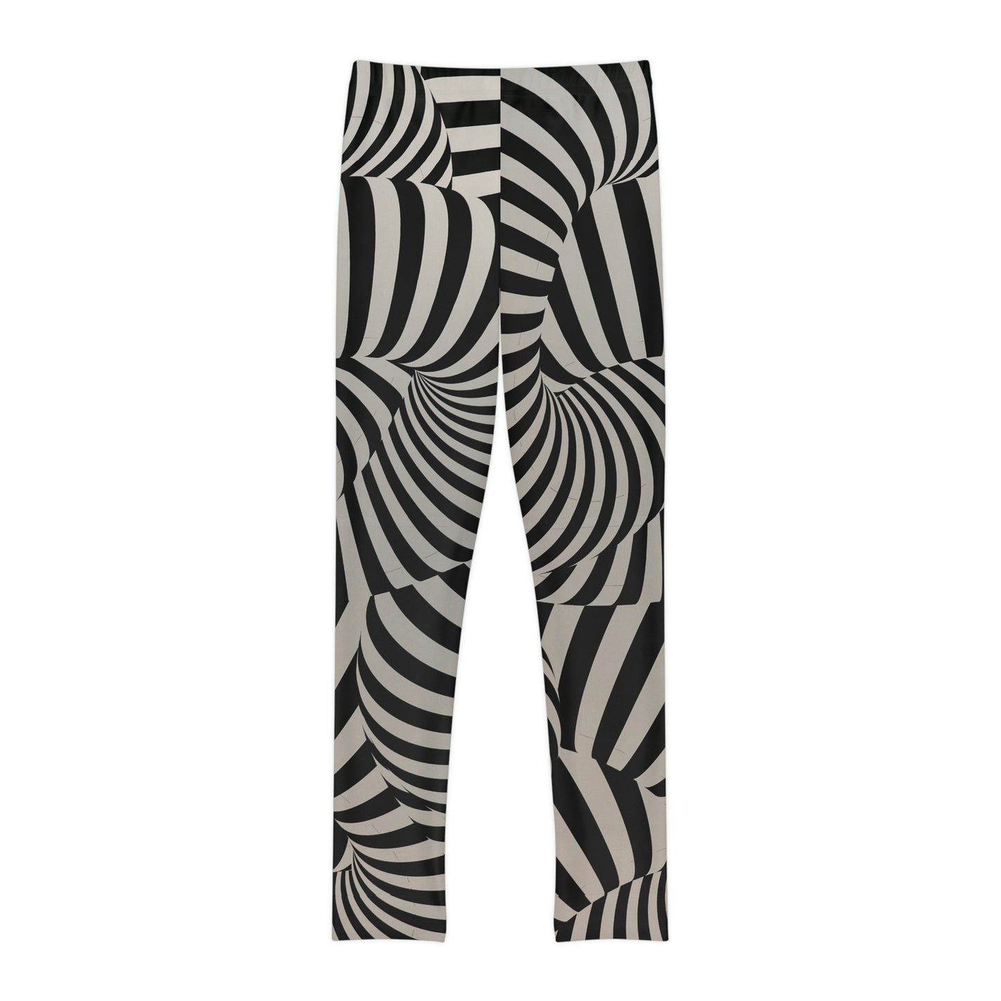 Zebra Print animal kingdom, Safari Youth Leggings, One of a Kind Gift - Unique Workout Activewear tights for kids, Daughter, Niece Christmas Gift