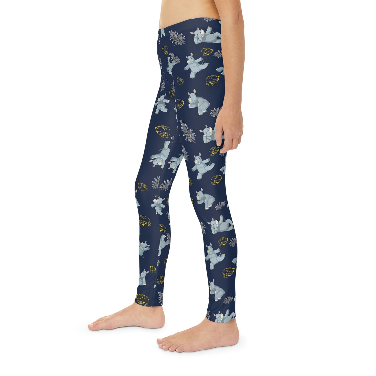 Elephant Youth Leggings,  One of a Kind Gift - Unique Workout Activewear tights for  kids fitness, Daughter, Niece  Christmas Gift