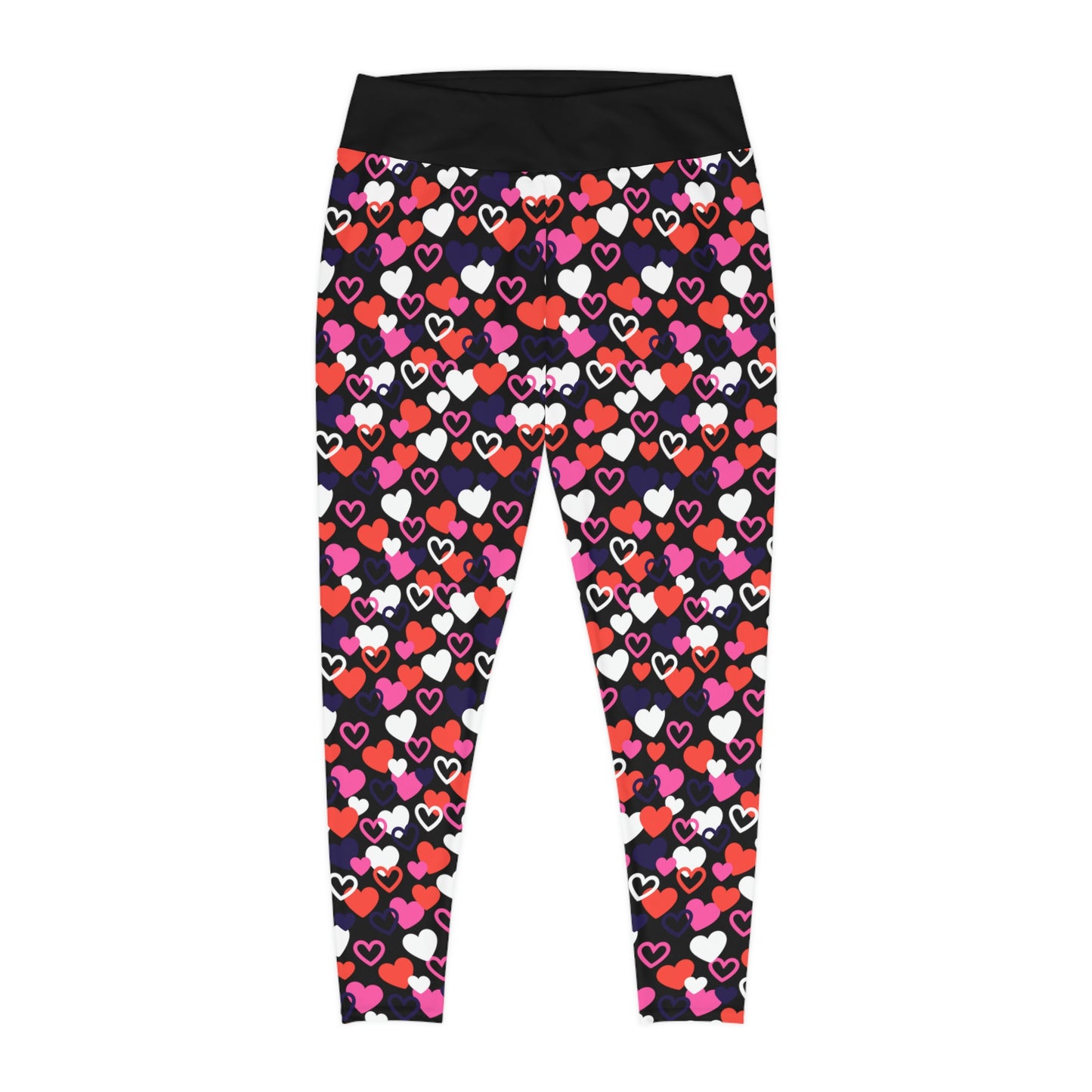 Valentines Day Gift For Her Plus Size Leggings . One of a Kind Workout Activewear tights for Mothers Day, Girlfriend, Gift for Her