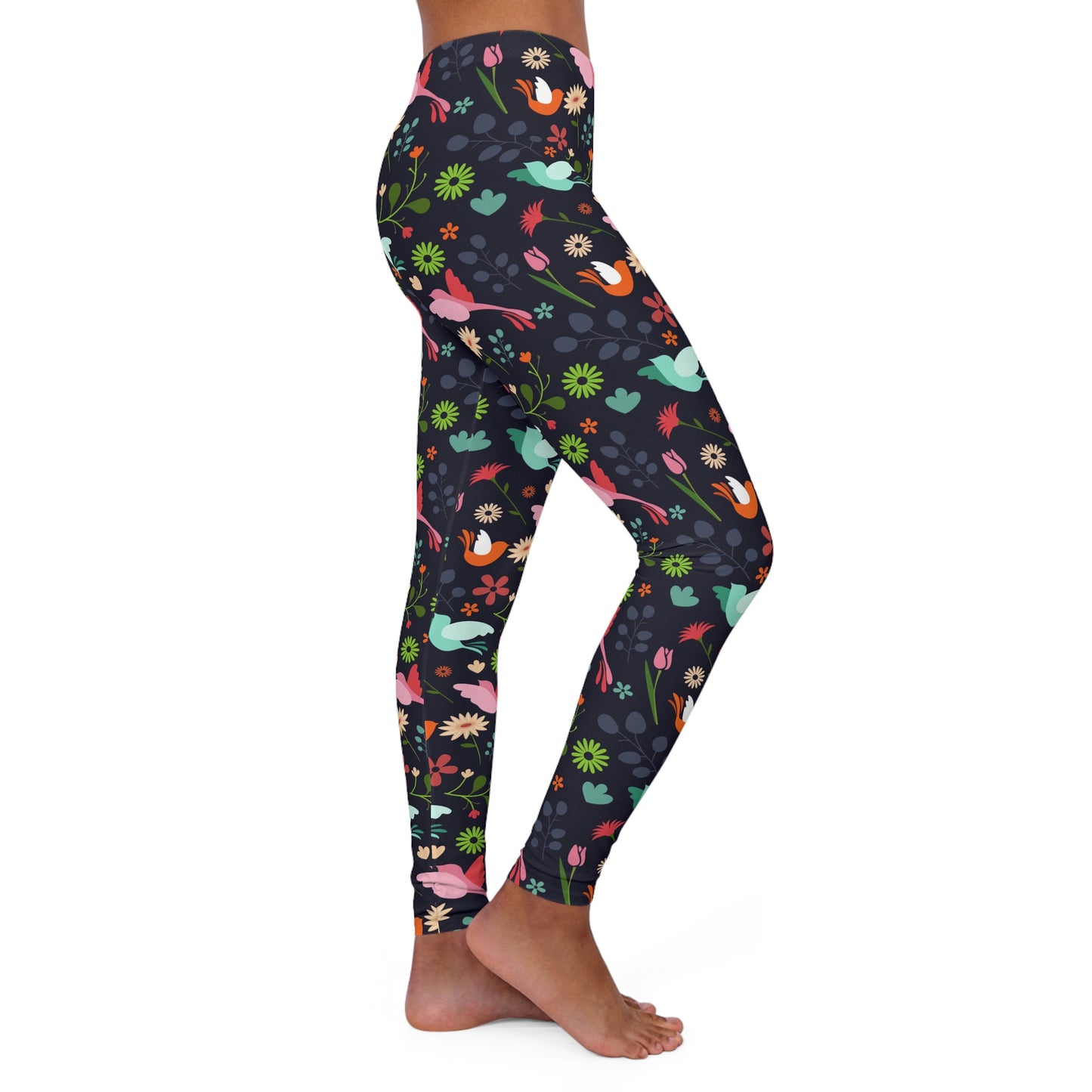 Hummingbird Safari Animal Kingdom  Women Leggings . One of a Kind Workout Activewear tights for Mothers Day, Girlfriend, Gift for Her