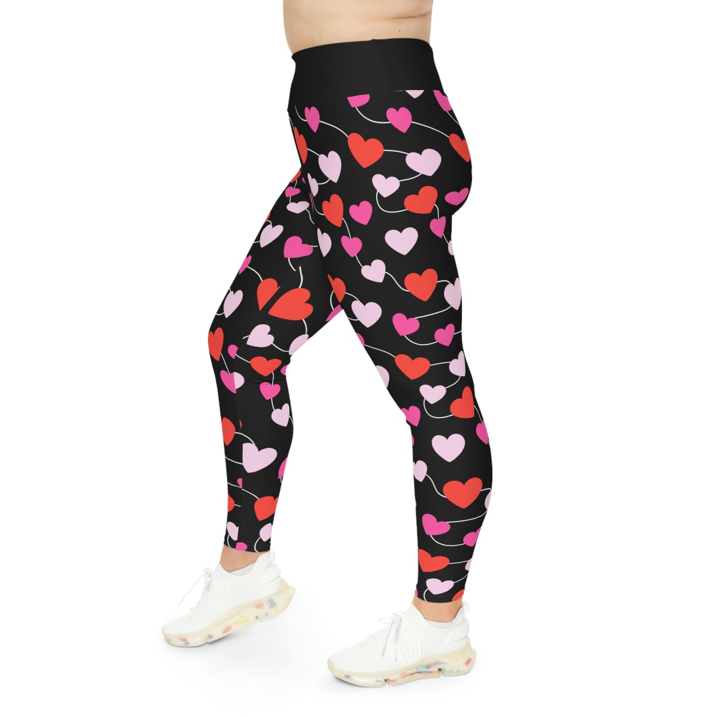 Valentines Day Gift For Her Plus Size Leggings . One of a Kind Workout Activewear tights for Mothers Day, Girlfriend, Gift for Her