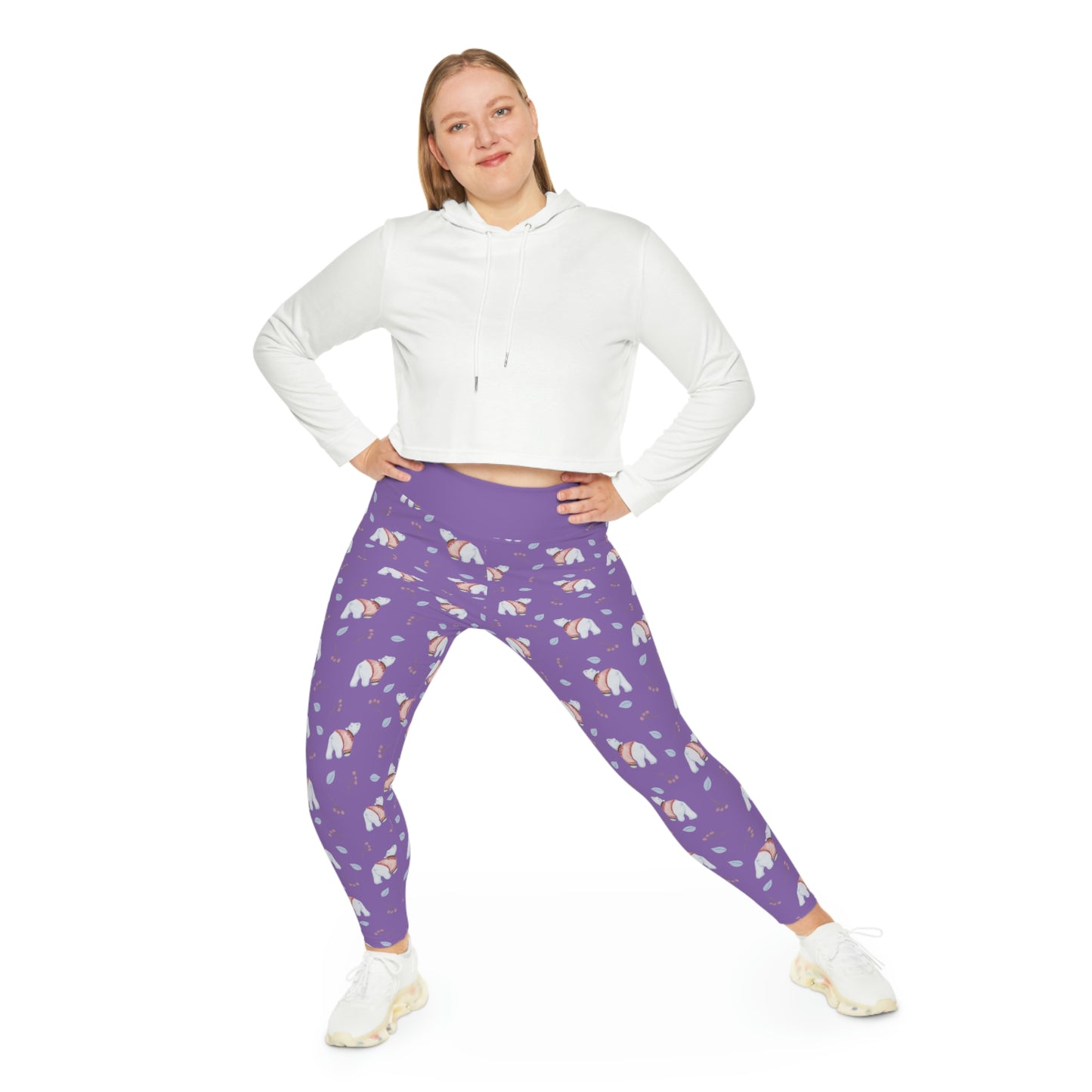 Dog Mom Plus Size Leggings One of a Kind Gift - Unique Workout Activewear tights for Mom fitness, Mothers Day, Girlfriend Christmas Gift