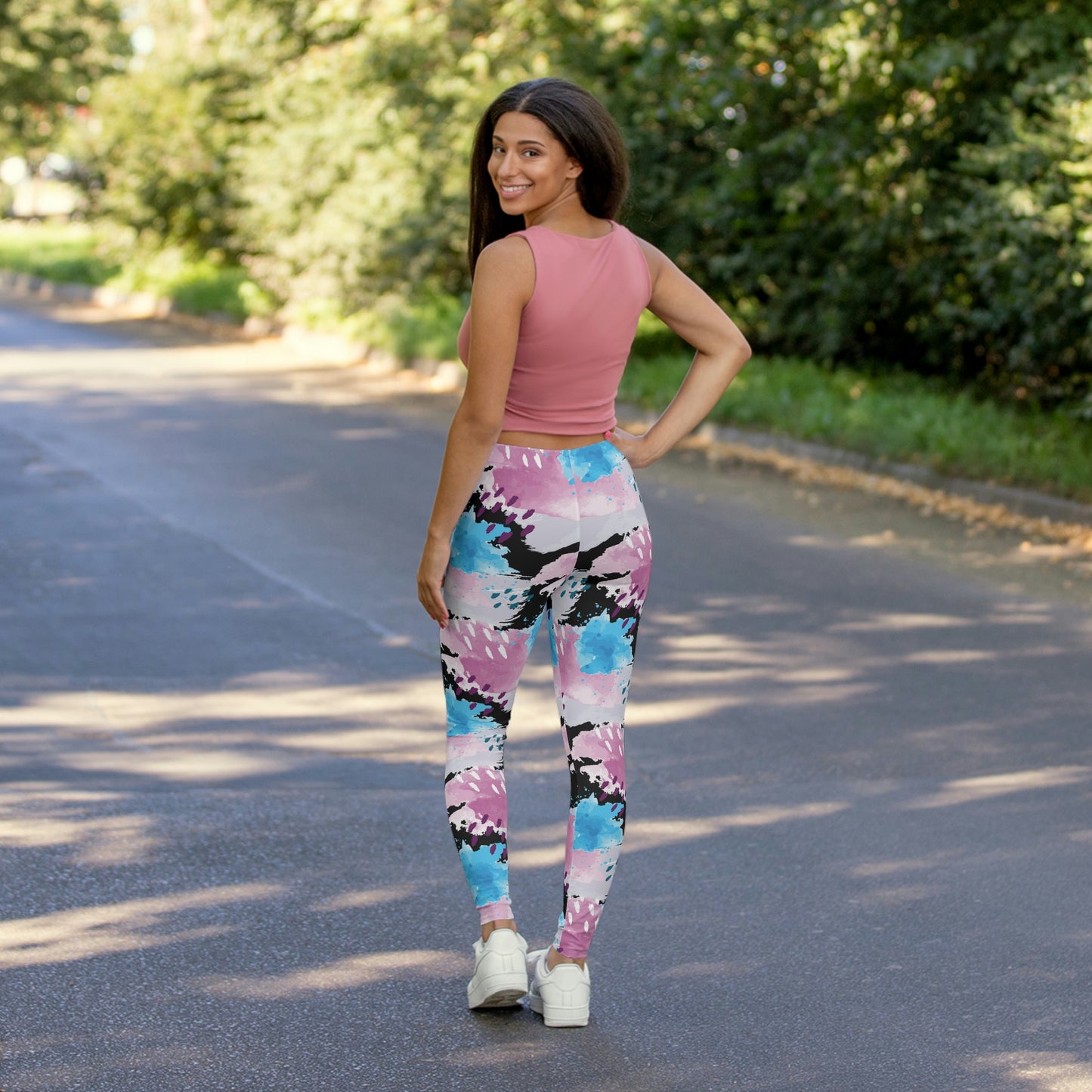 Women's Spandex Leggings One of a Kind Gift - Unique Workout Activewear tights for Wife, Best Friend . Mothers Day or Christmas Gift