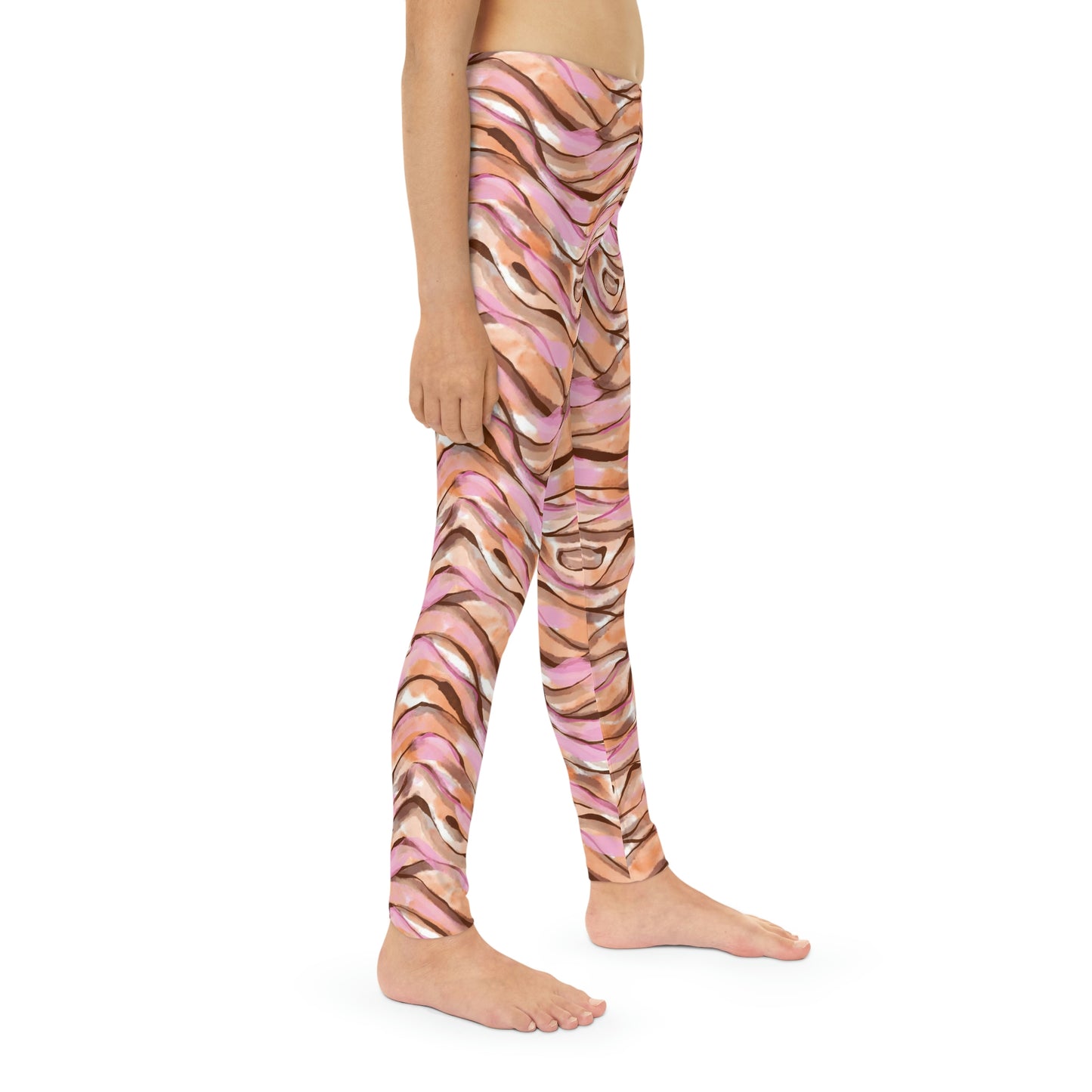 Tiger Youth Leggings,  One of a Kind Gift - Unique Workout Activewear tights for  kids Fitness , Daughter, Niece  Christmas Gift