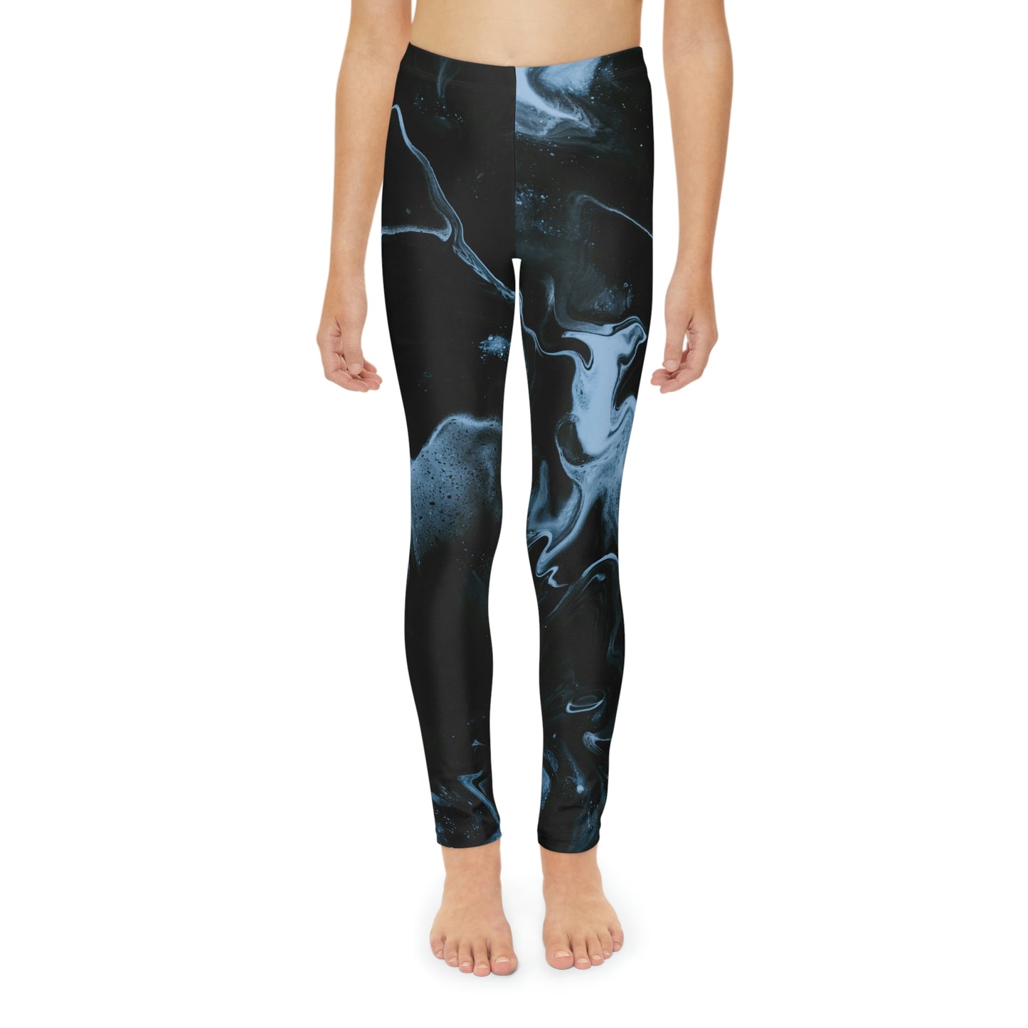 Marble Youth outh Leggings,  One of a Kind Gift - Unique Workout Activewear tights for  kids Fitness , Daughter, Niece  Christmas Gift