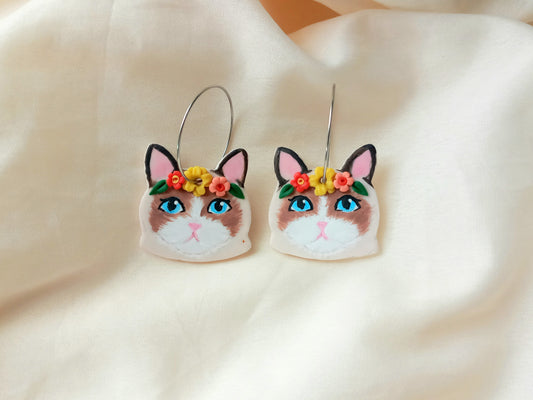 Polymer clay earrings