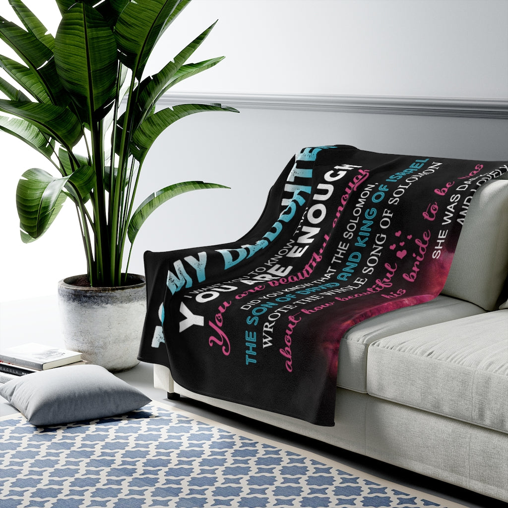 Wakanda Velveteen Plush Blanket (Daughter from Mom)