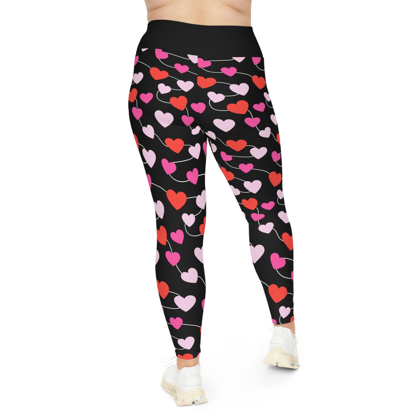 Valentines Day Gift For Her Plus Size Leggings . One of a Kind Workout Activewear tights for Mothers Day, Girlfriend, Gift for Her