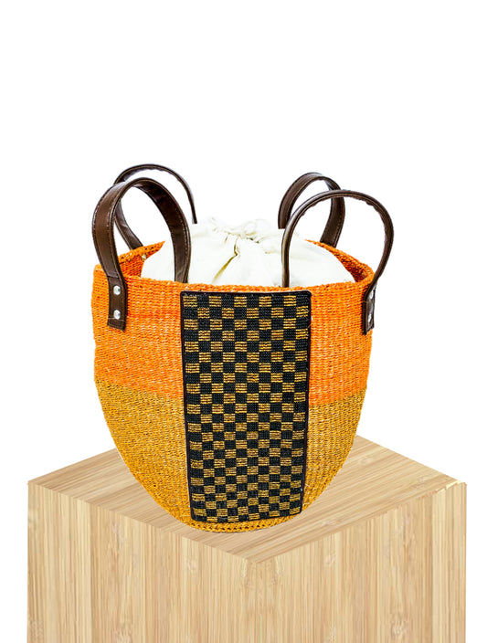 Handwoven Basket Bag, straw bag French Basket, Moroccan Basket, french market basket, Beach Bag, French baskets, Natural Basket , Leather handle woven bag