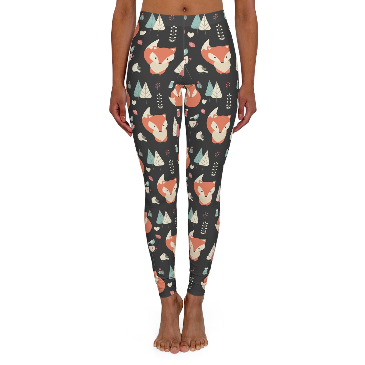 Fox Safari Animal Kingdom  Women Leggings . One of a Kind Workout Activewear tights for Mothers Day, Girlfriend, Gift for Her