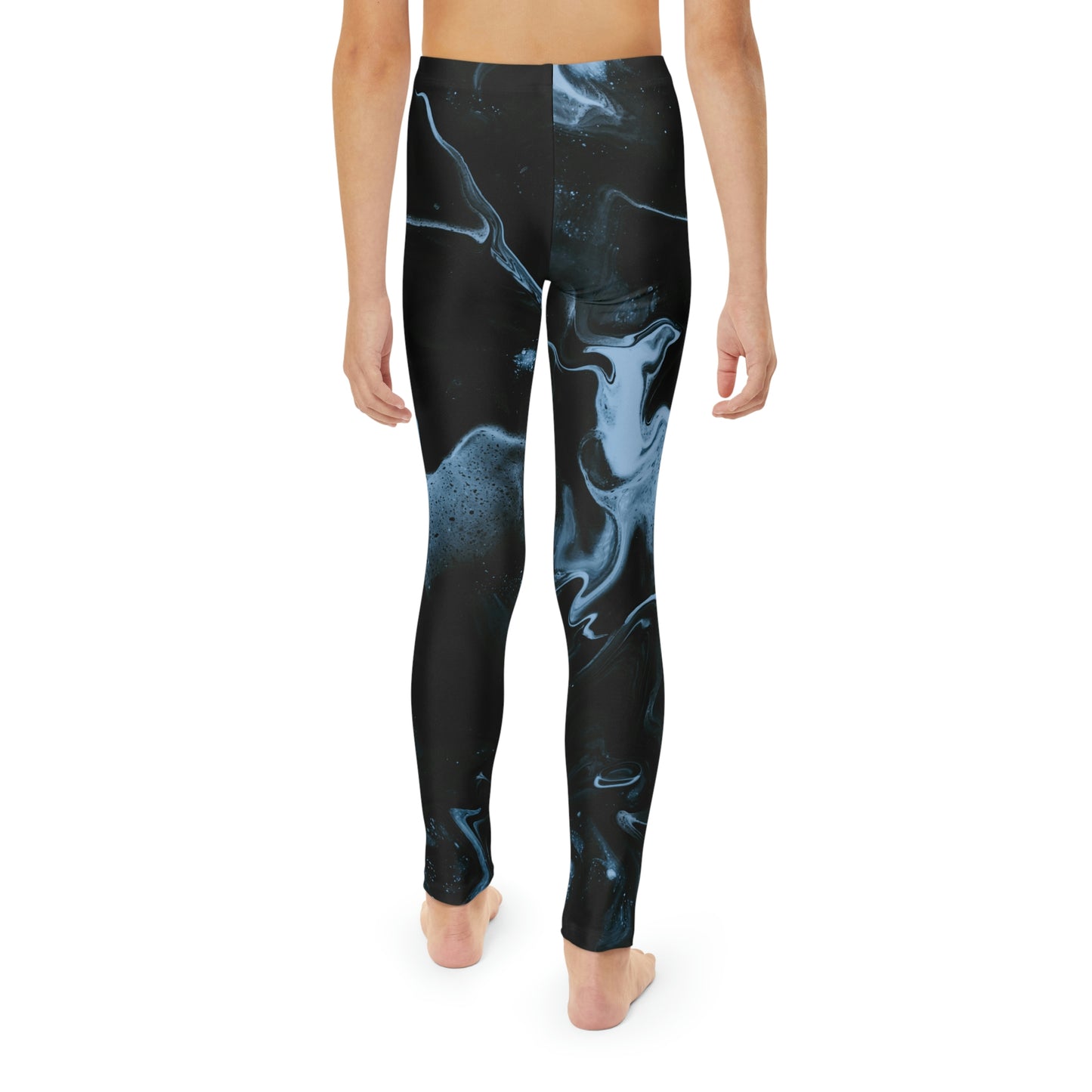 Marble Youth outh Leggings,  One of a Kind Gift - Unique Workout Activewear tights for  kids Fitness , Daughter, Niece  Christmas Gift