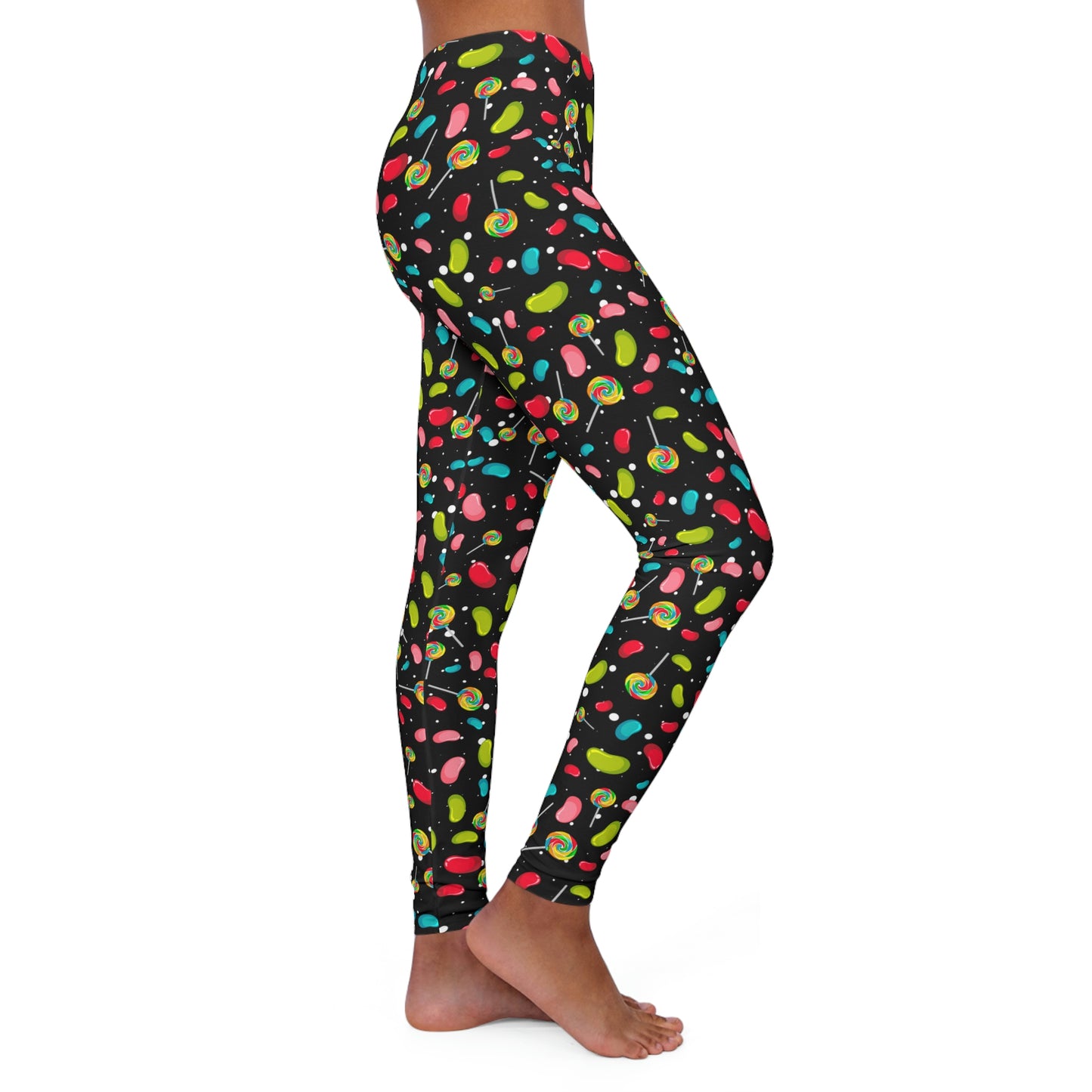 Women's Candy Summer Leggings . One of a Kind Workout Activewear tights for Mothers Day, Girlfriend, Gift for Her