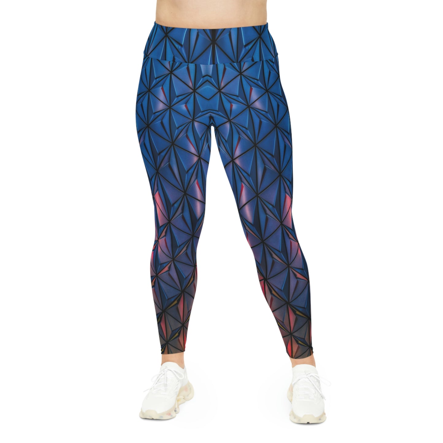 Robot Plus Size Leggings Plus Size Leggings One of a Kind Gift - Unique Workout Activewear tights for Mom fitness, Mothers Day, Girlfriend Christmas Gift