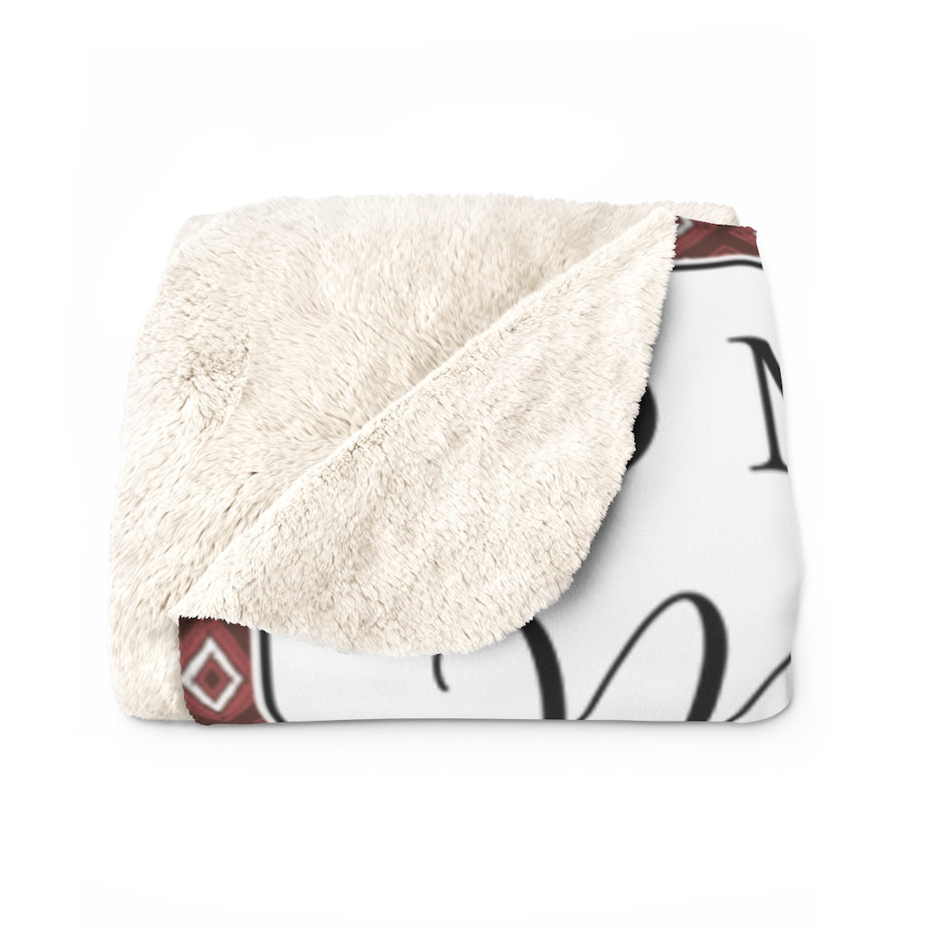 Mommin Sherpa Fleece Blanket ( Daughter from Mom)