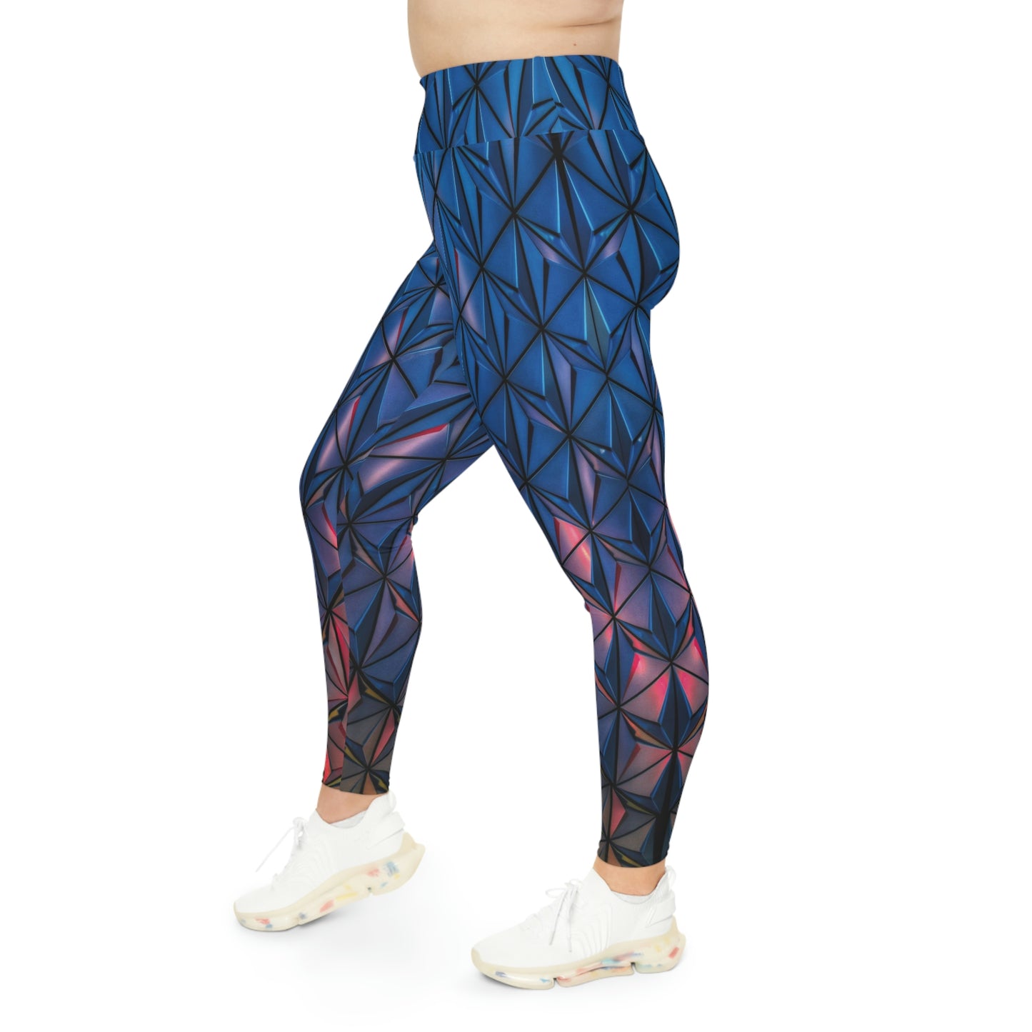 Robot Plus Size Leggings Plus Size Leggings One of a Kind Gift - Unique Workout Activewear tights for Mom fitness, Mothers Day, Girlfriend Christmas Gift