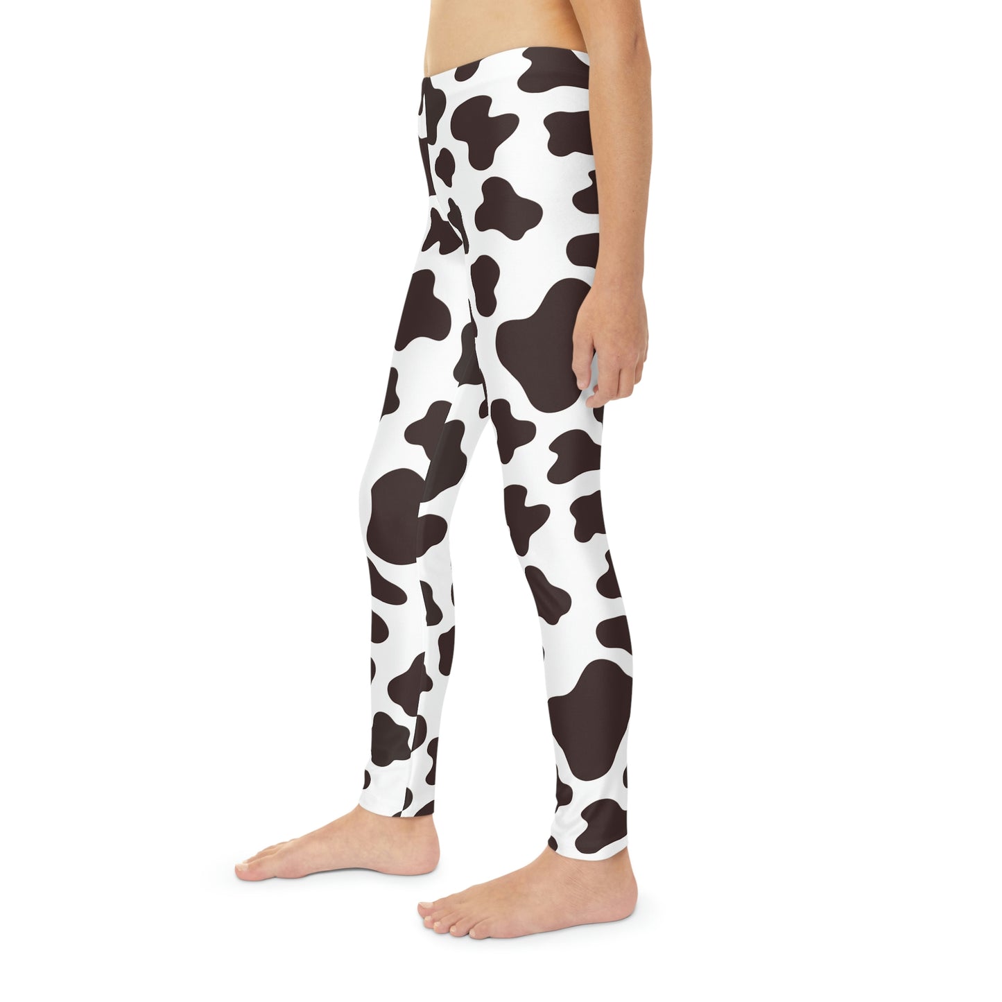 Cow Youth Leggings,  One of a Kind Gift - Unique Workout Activewear tights for  kids Fitness , Daughter, Niece  Christmas Gift