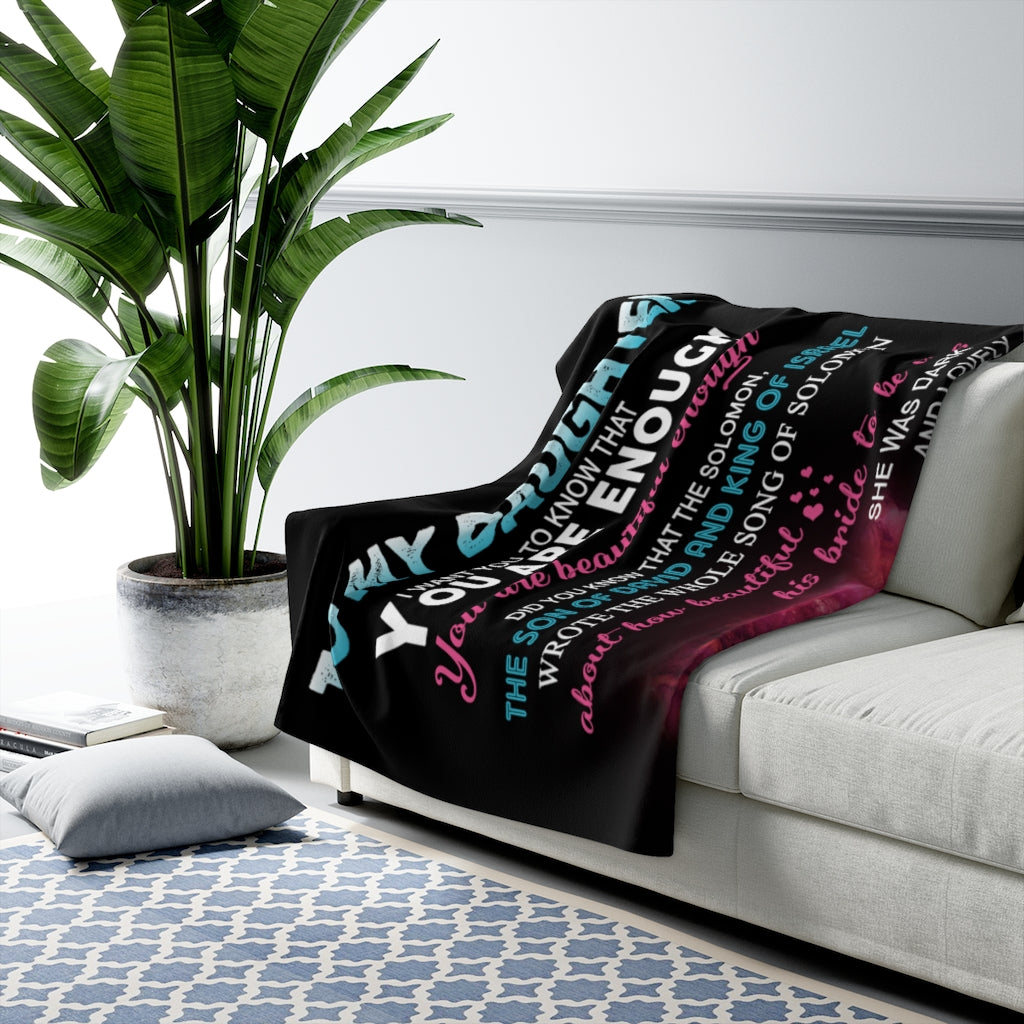 Wakanda Sherpa Fleece Blanket (Daughter from Mom)