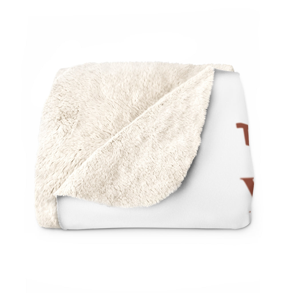 You are Enough Daughter Sherpa Fleece Blanket (From dad)