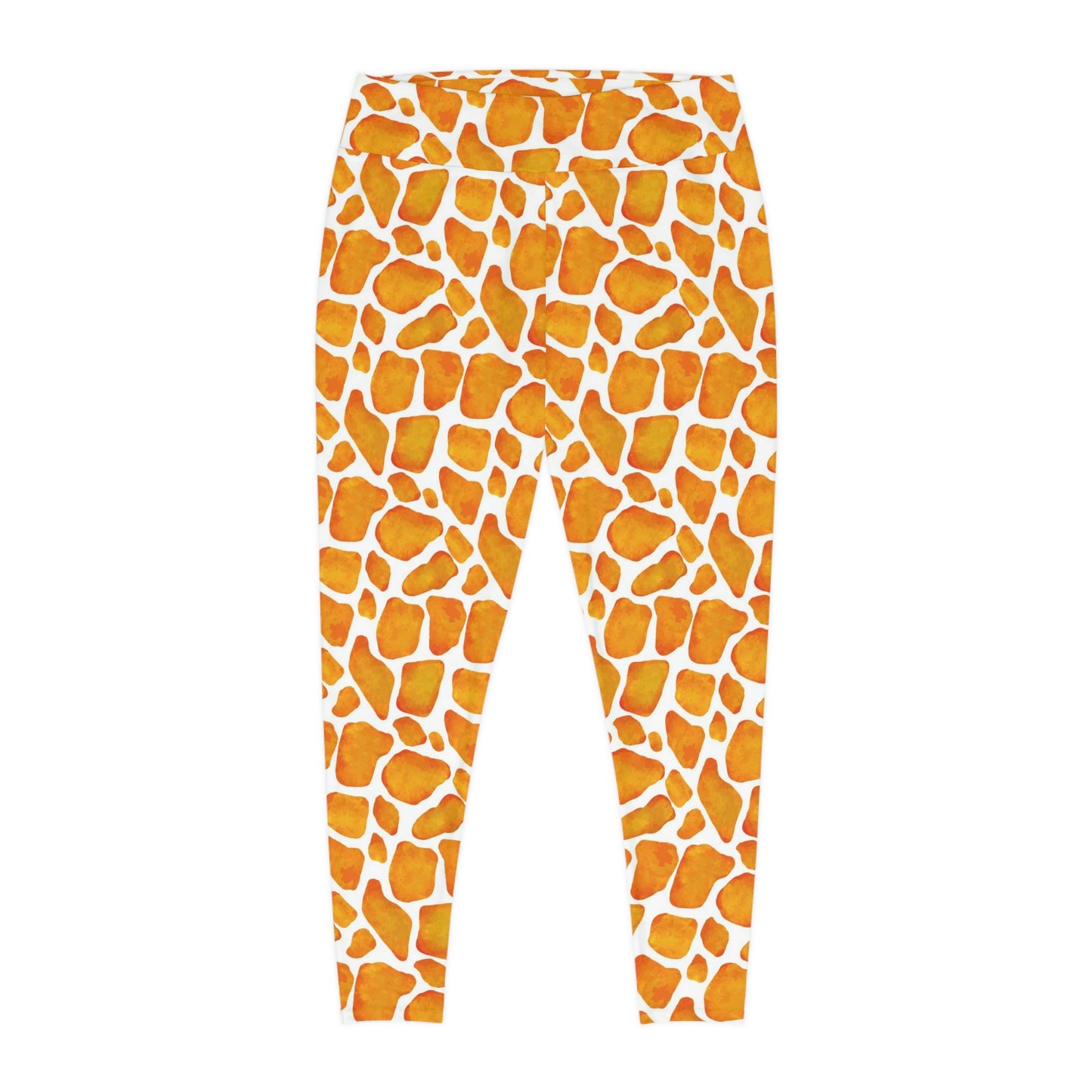 Giraffe Plus Size Leggings animal kingdom, One of a Kind Workout Activewear for Wife Fitness, Best Friend, mom and me tights Christmas Gift