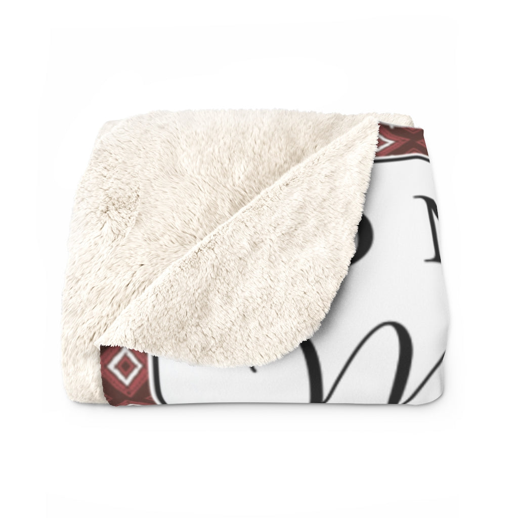 Mommin Sherpa Fleece Blanket ( Daughter from Mom)