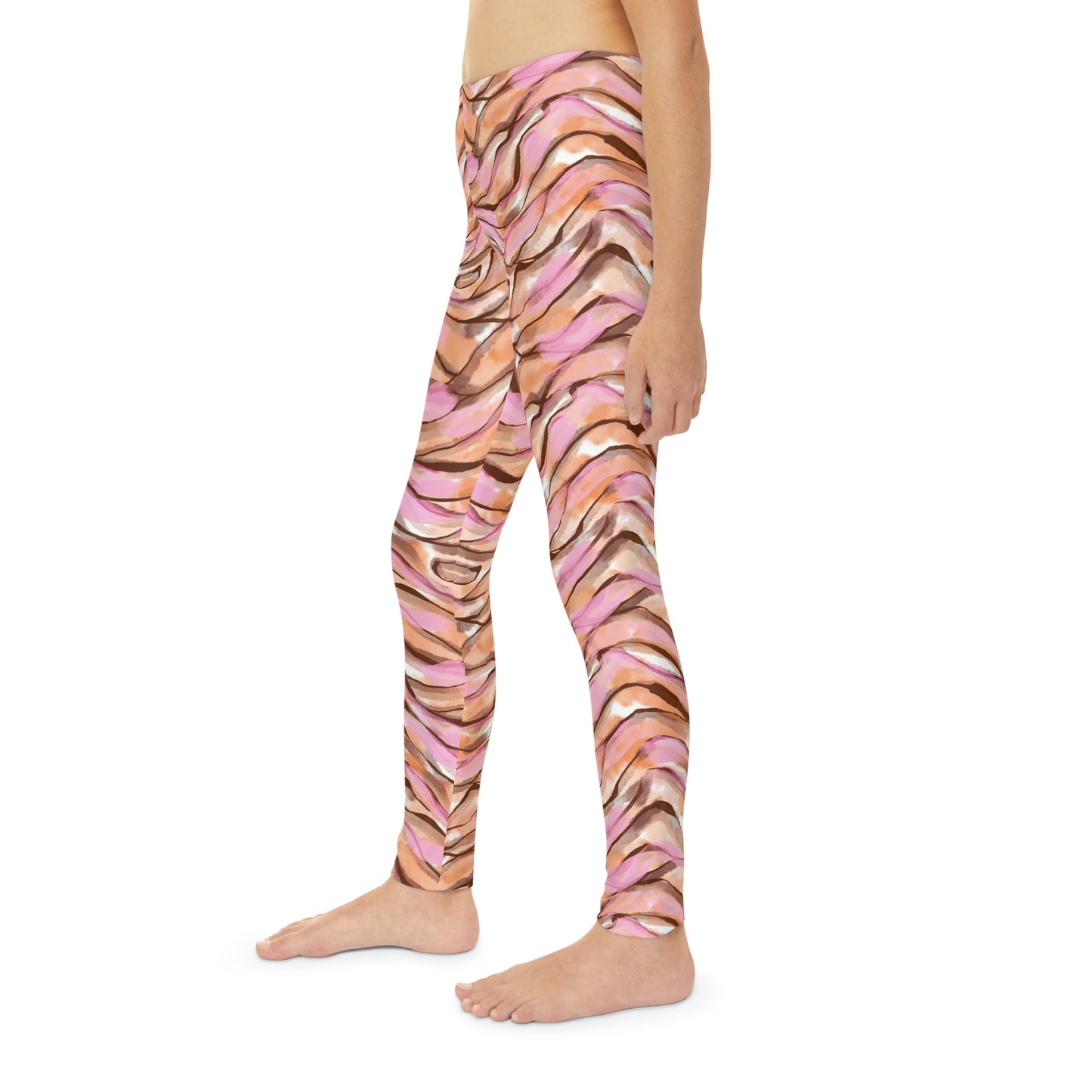 Tiger Youth Leggings,  One of a Kind Gift - Unique Workout Activewear tights for  kids Fitness , Daughter, Niece  Christmas Gift