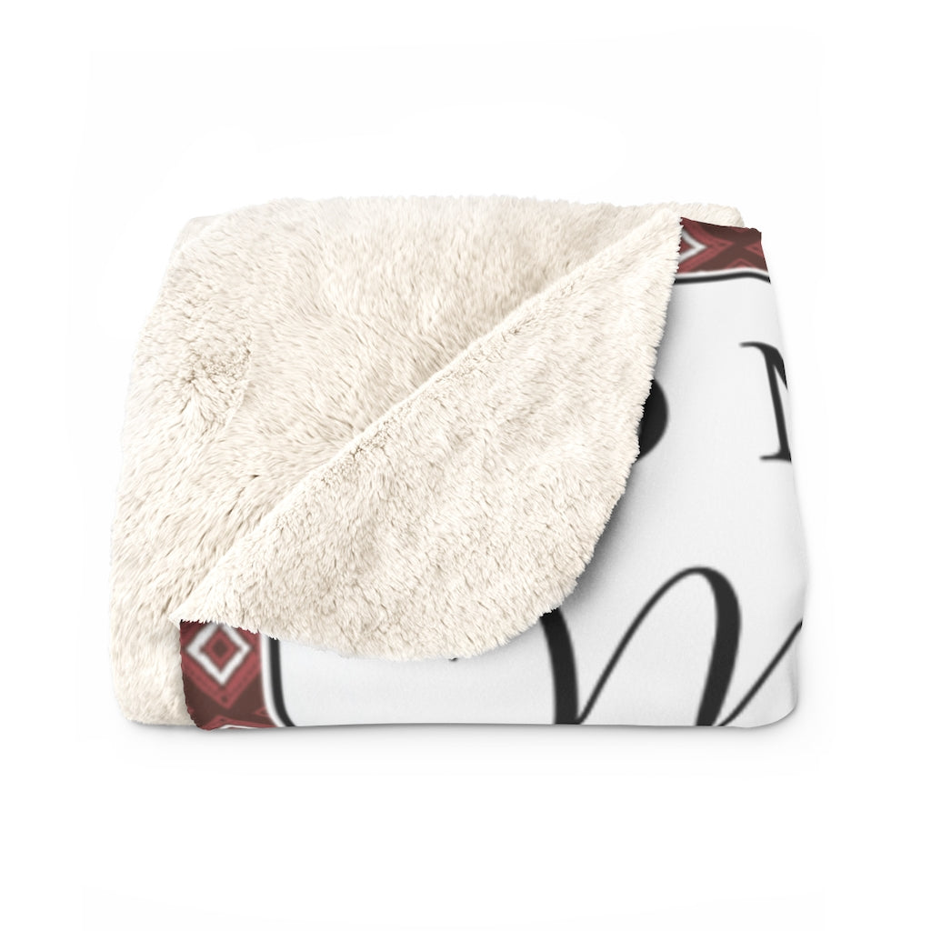 Mommin Sherpa Fleece Blanket ( Daughter from Dad)