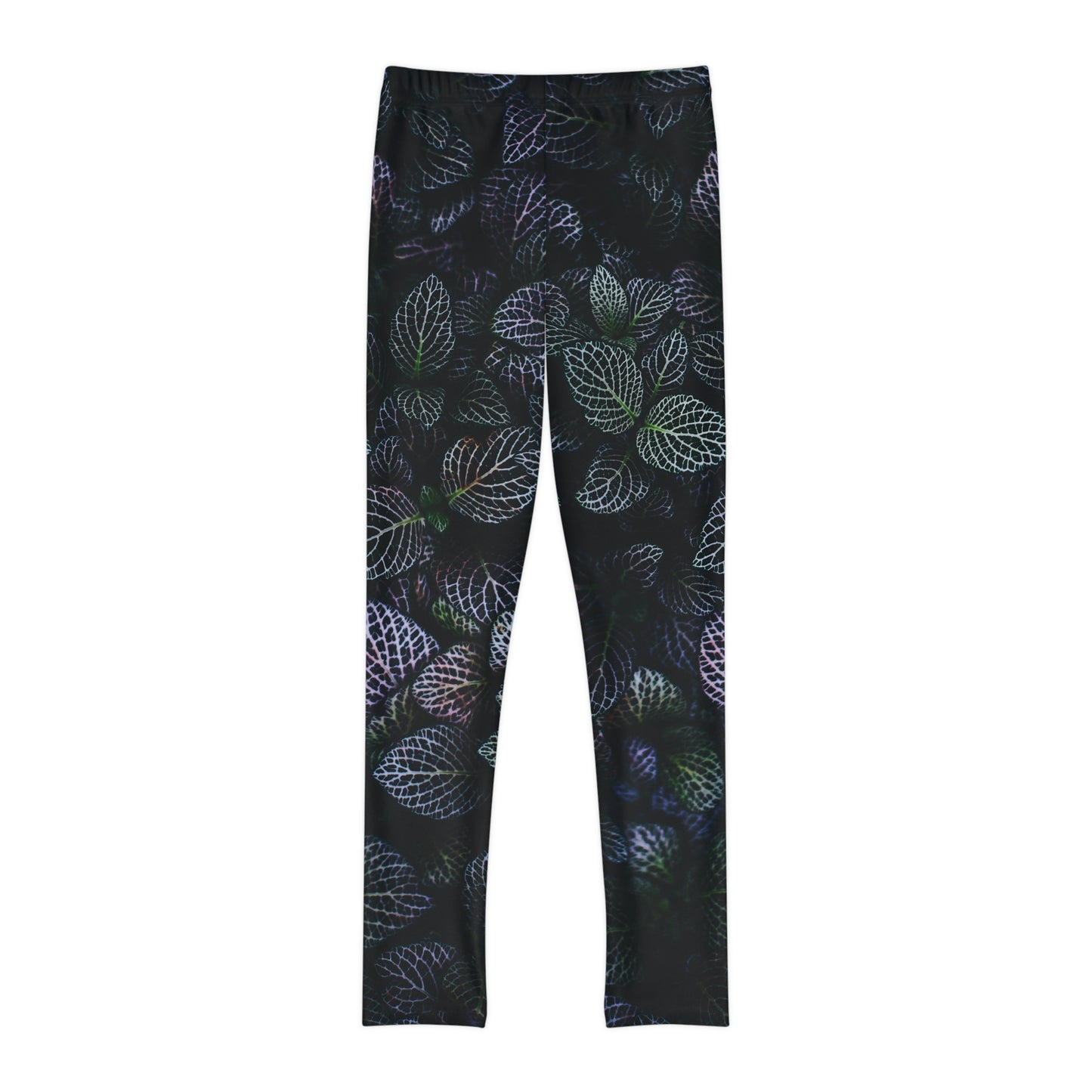 Leaves Youth Full-Length Leggings, Kids Leaves Leggings, Tropical Leggings, Printed Leggings, Workout Leggings, Yoga Pants, Tik tok Leggings, Unique Leggings, Capris spandex