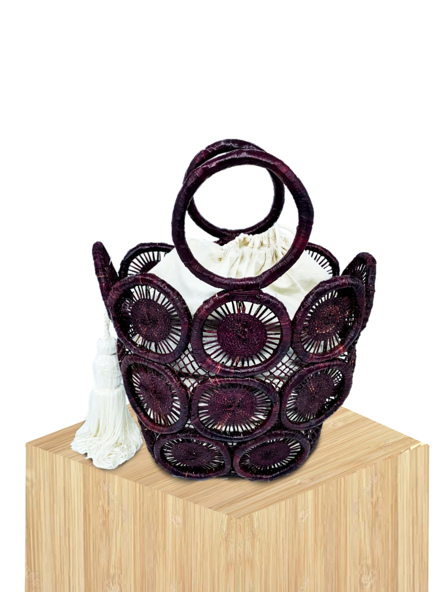 Handwoven Basket Bag Uganda