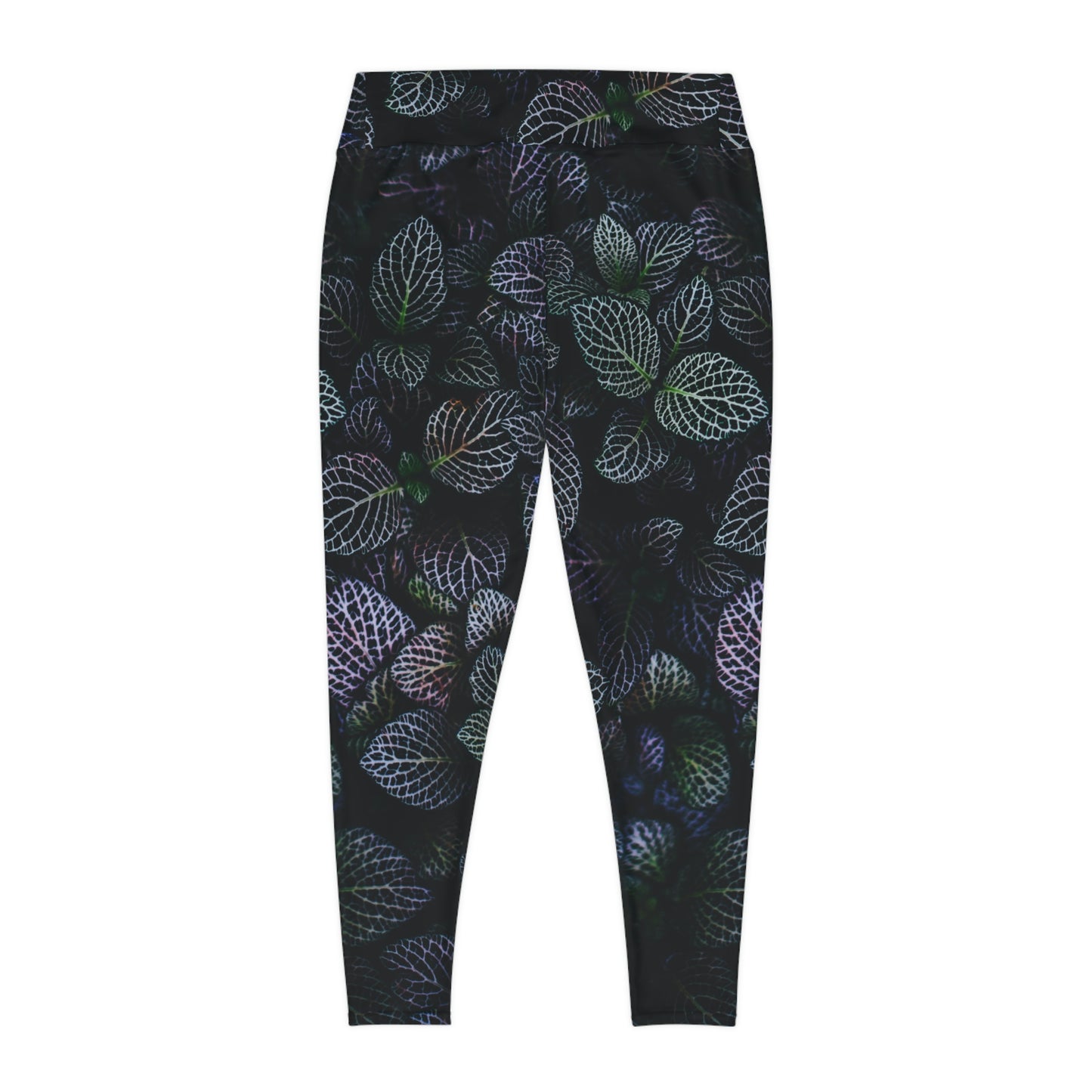 Fall Leaves Plus Size Leggings Cute Leggings, One of a Kind Gift - Workout Activewear tights for Mothers Day, Girlfriend