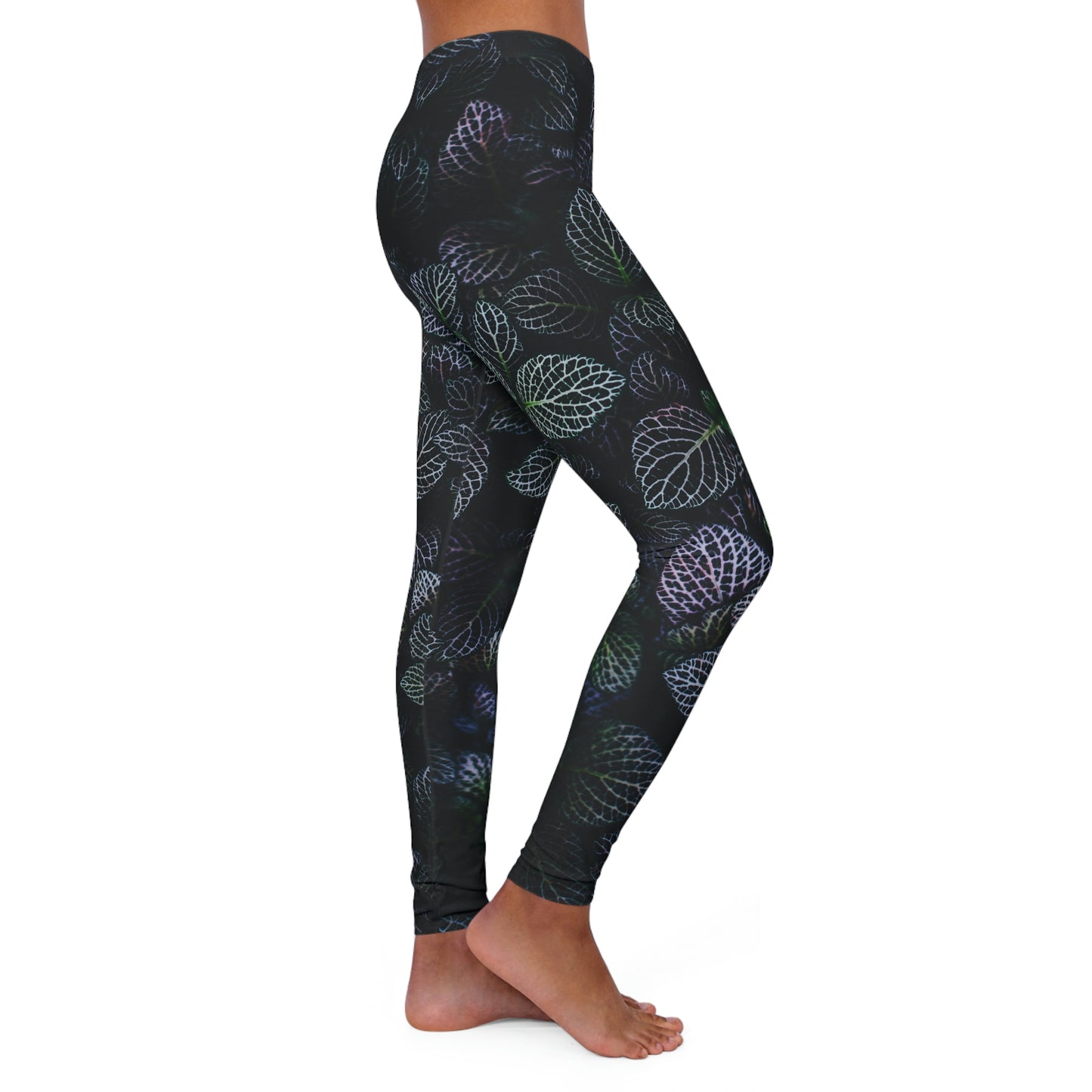 Fall Leaves Plus Size Leggings Cute Leggings, One of a Kind Gift - Workout Activewear tights for Mothers Day, Girlfriend