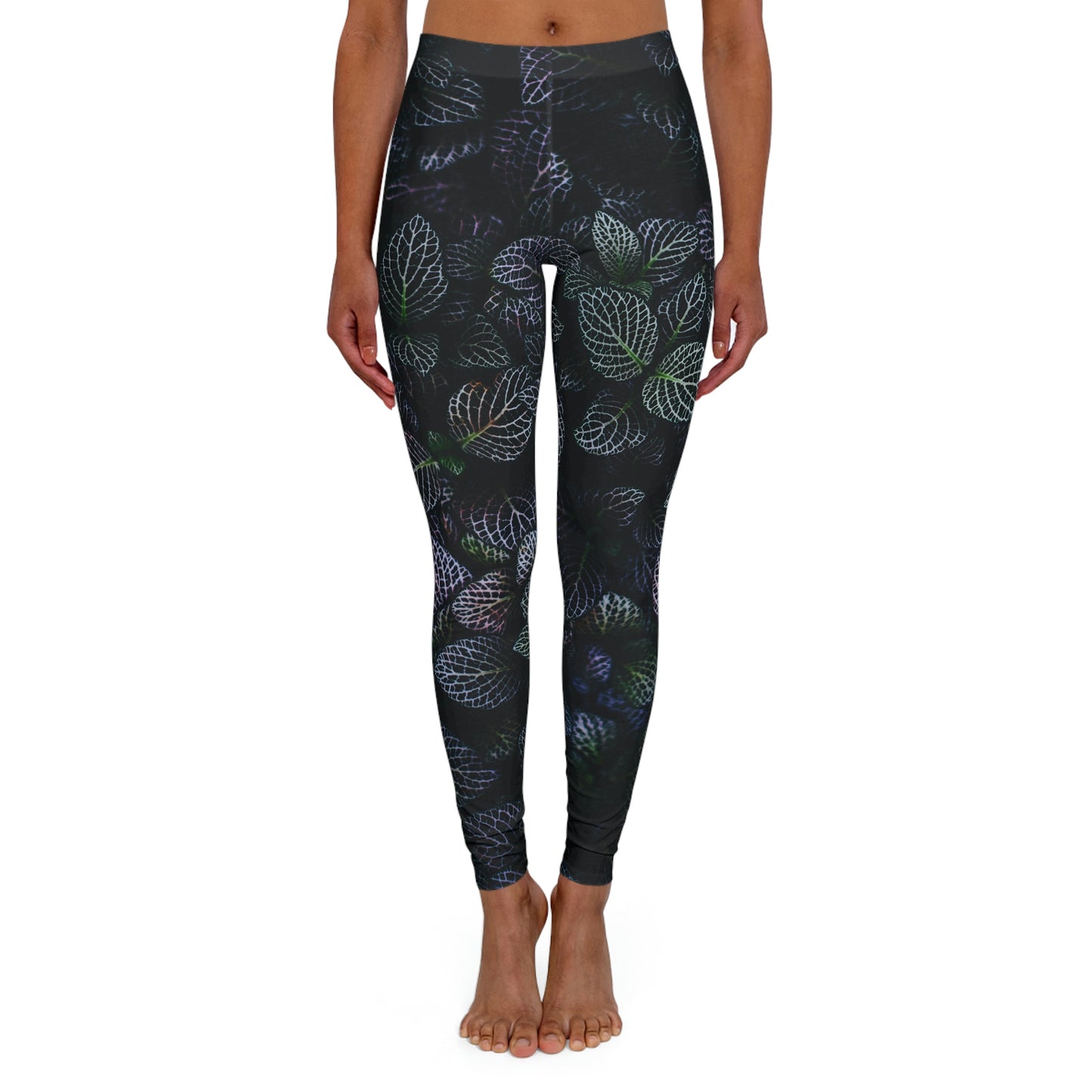 Fall Leaves Plus Size Leggings Cute Leggings, One of a Kind Gift - Workout Activewear tights for Mothers Day, Girlfriend