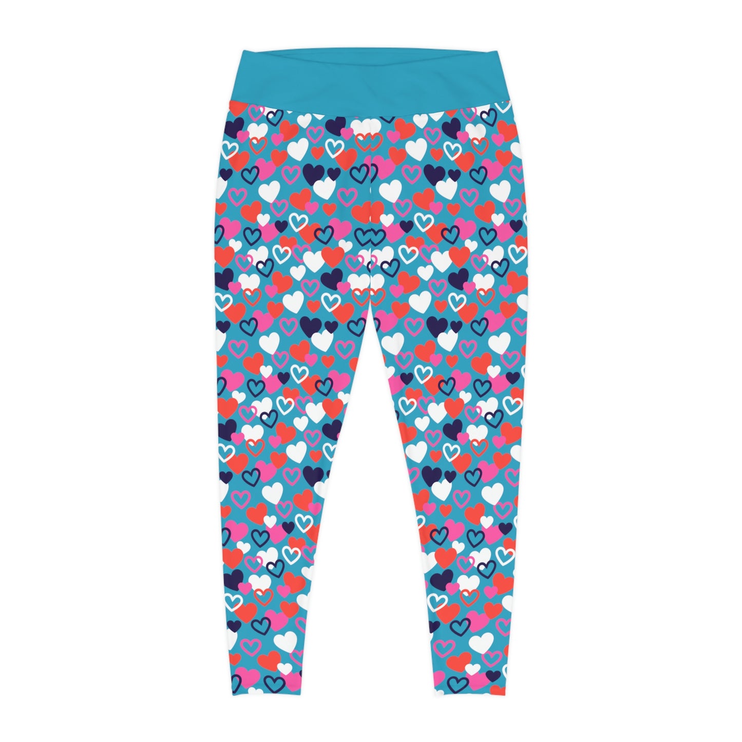 Plus Size Valentines Day Plus Size Leggings One of a Kind Gift - Unique Workout Activewear tights for  kids Fitness , Daughter, Niece  Christmas Gift