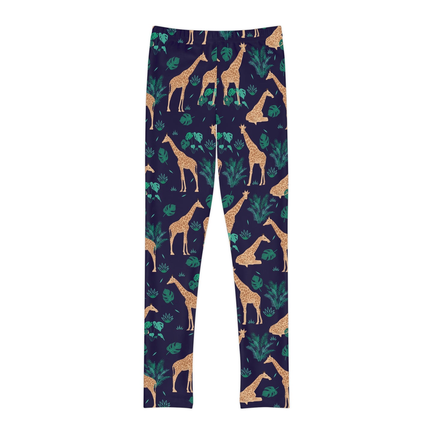 Giraffe animal kingdom, Safari Youth Leggings,  One of a Kind Gift - Unique Workout Activewear tights for kids, Daughter, Niece  Christmas Gift