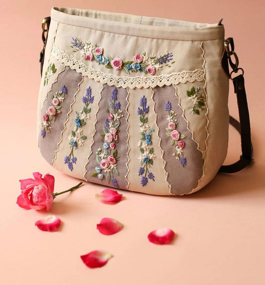 Embroidered  Handbag