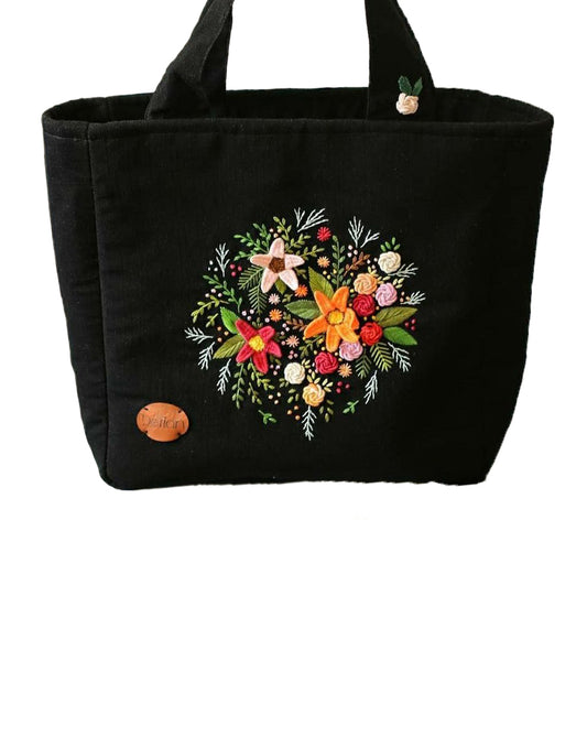 Embroidered  Tote